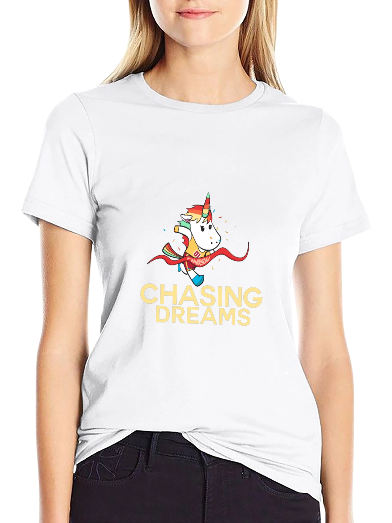 Chasing Dreams Unicorn Graphic Tee