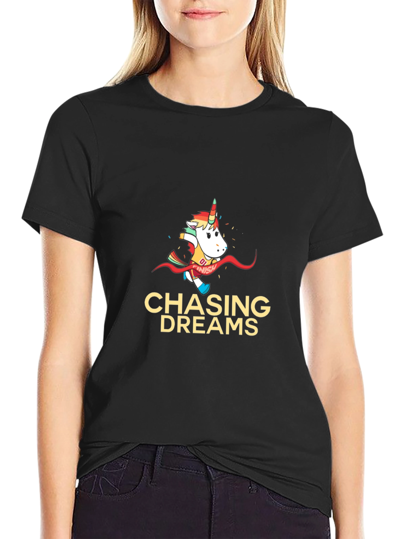 Chasing Dreams Unicorn Graphic Tee