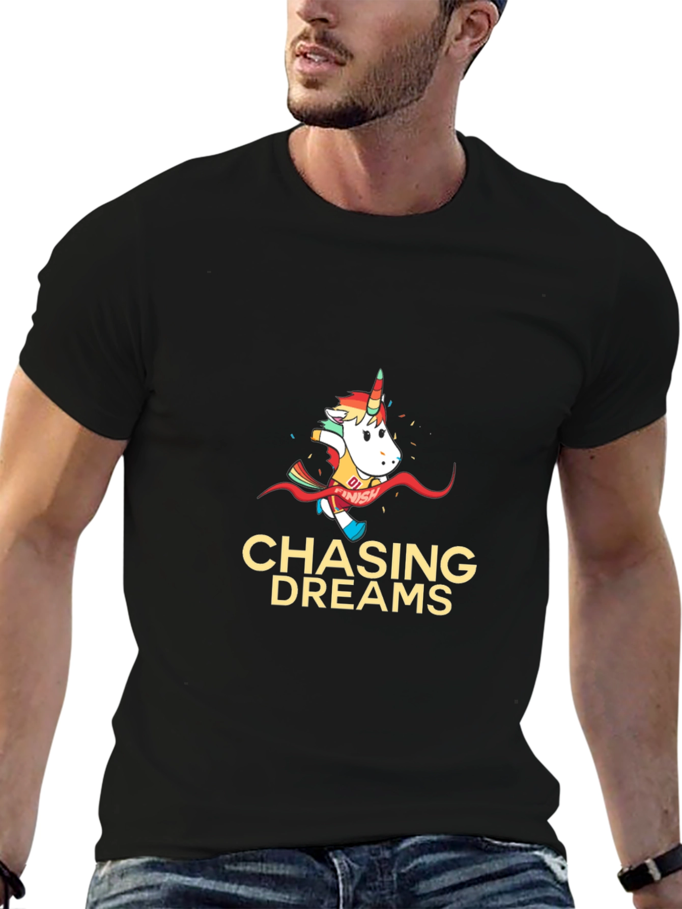 Chasing Dreams Unicorn Graphic Tee