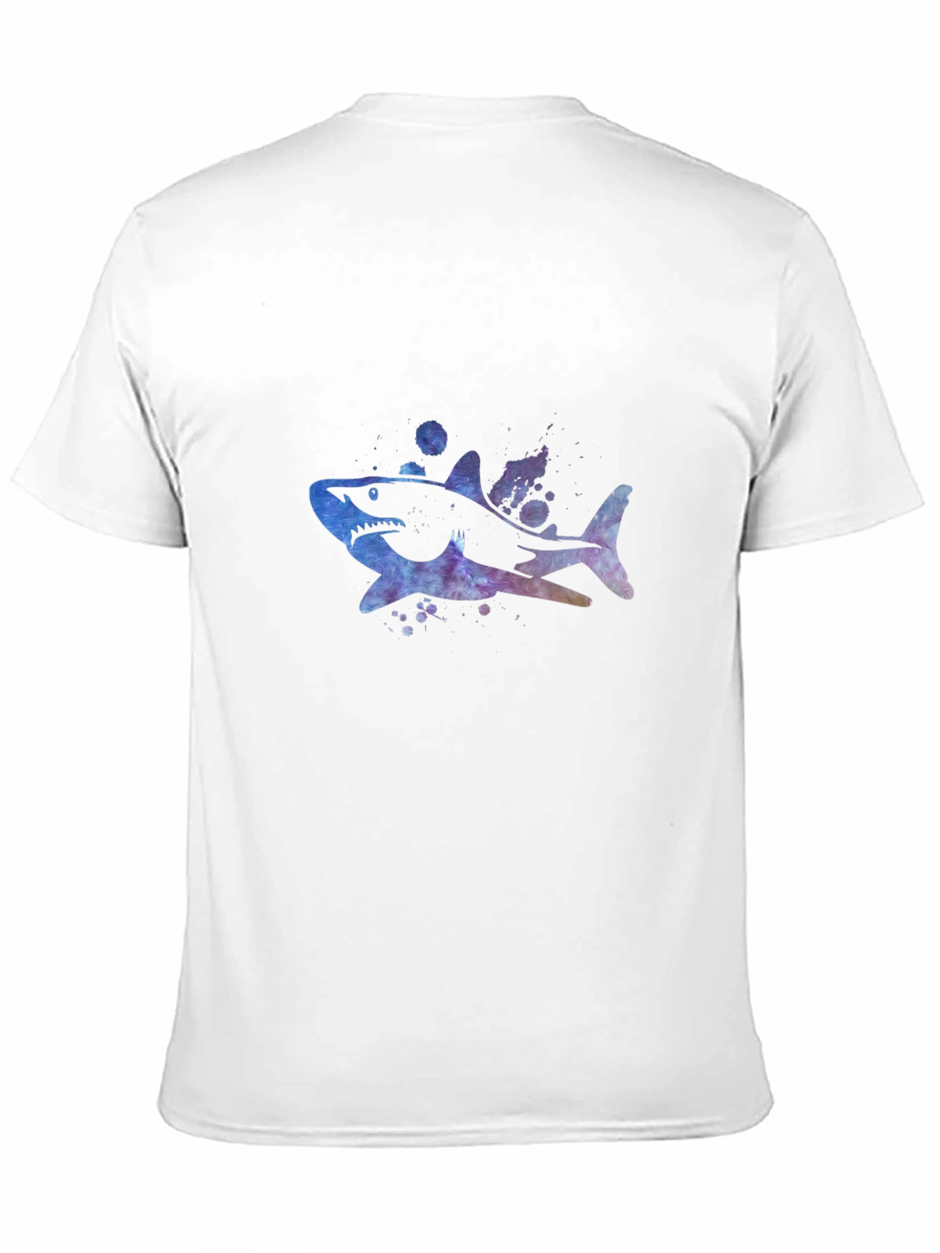Galaxy Shark Graphic Tee - Mens Black T-Shirt