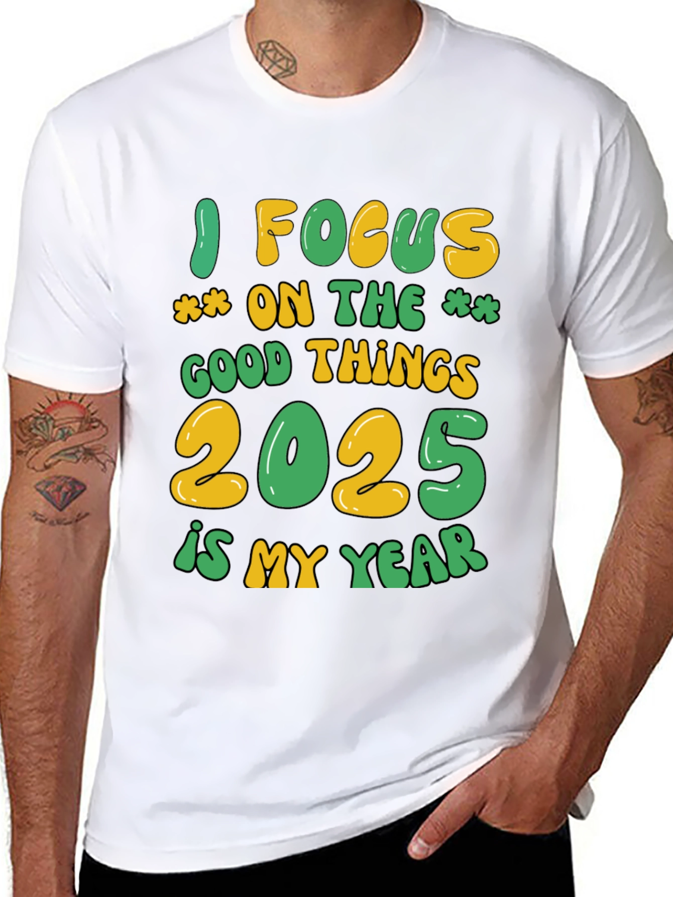 Focus on Good Things 2025 T-Shirt