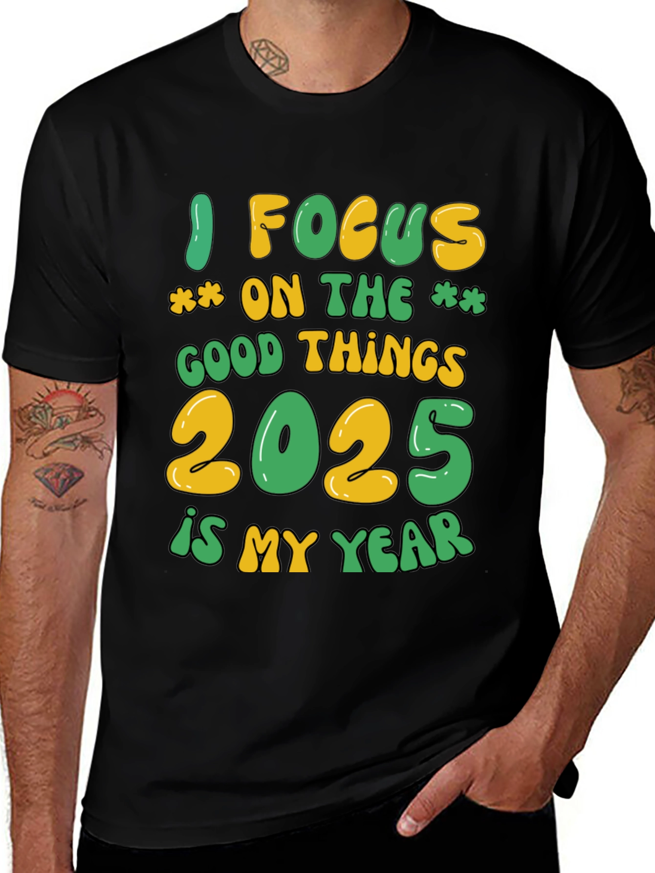 Focus on Good Things 2025 T-Shirt
