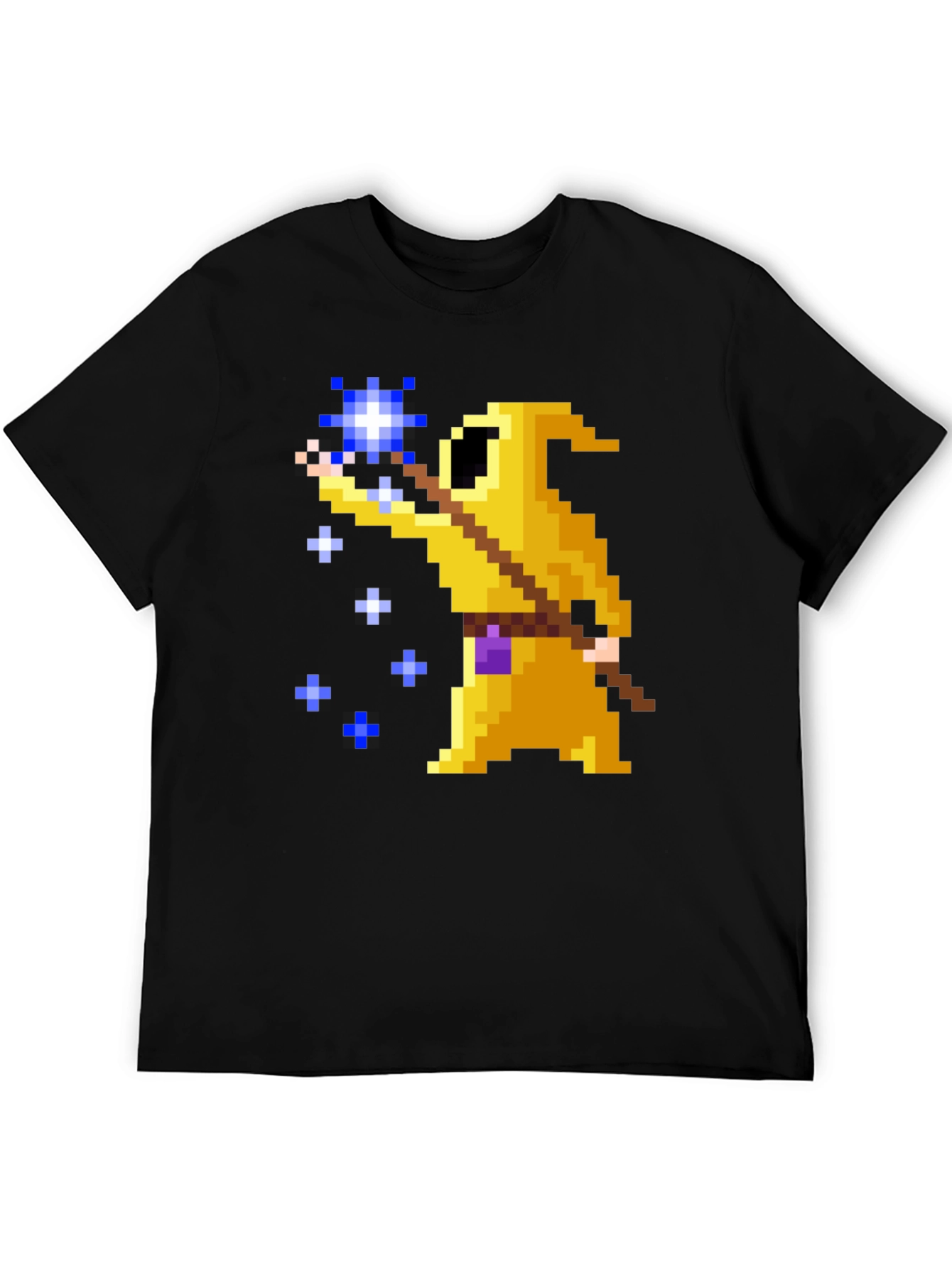8-Bit Wizard Black T-Shirt