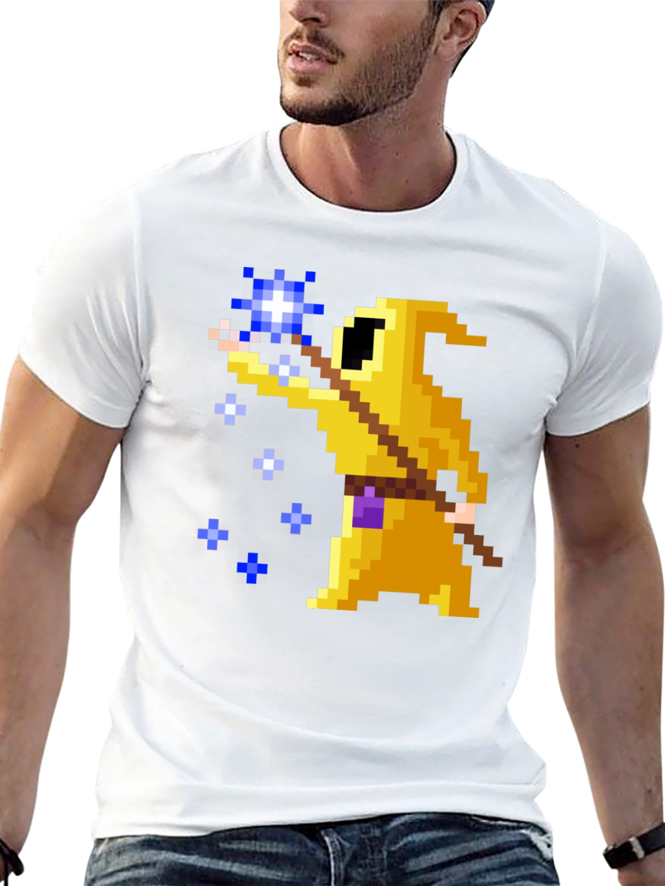 8-Bit Wizard Black T-Shirt