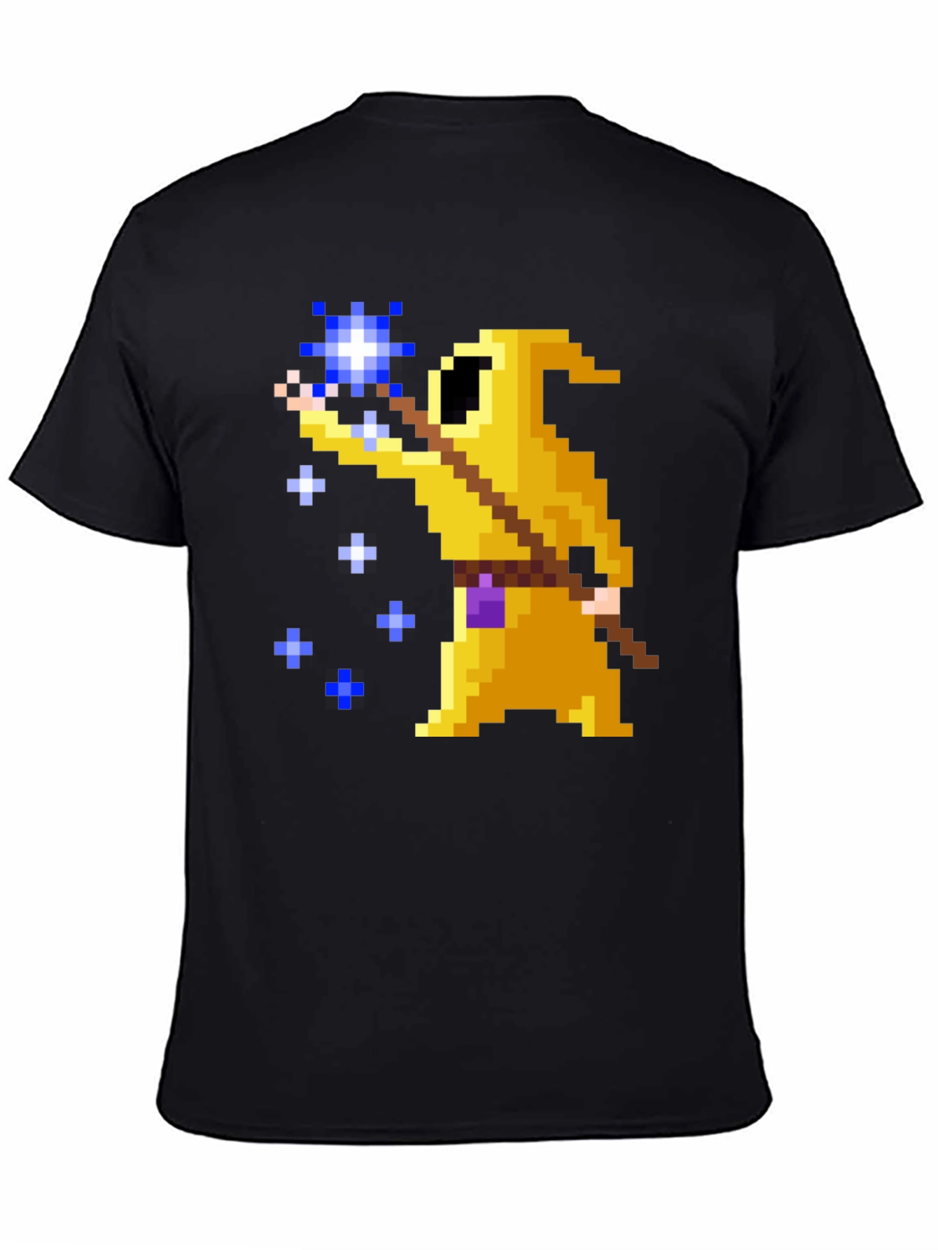 8-Bit Wizard Black T-Shirt