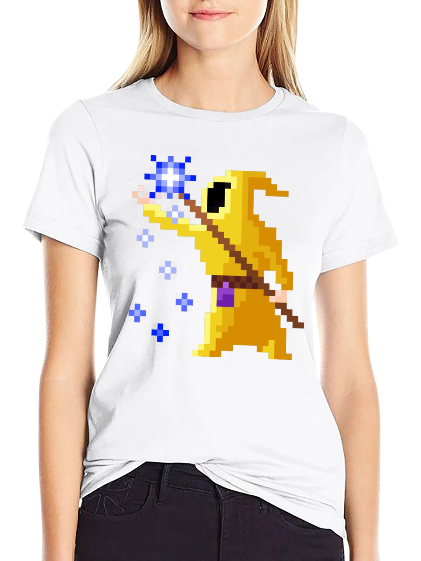 8-Bit Wizard Black T-Shirt