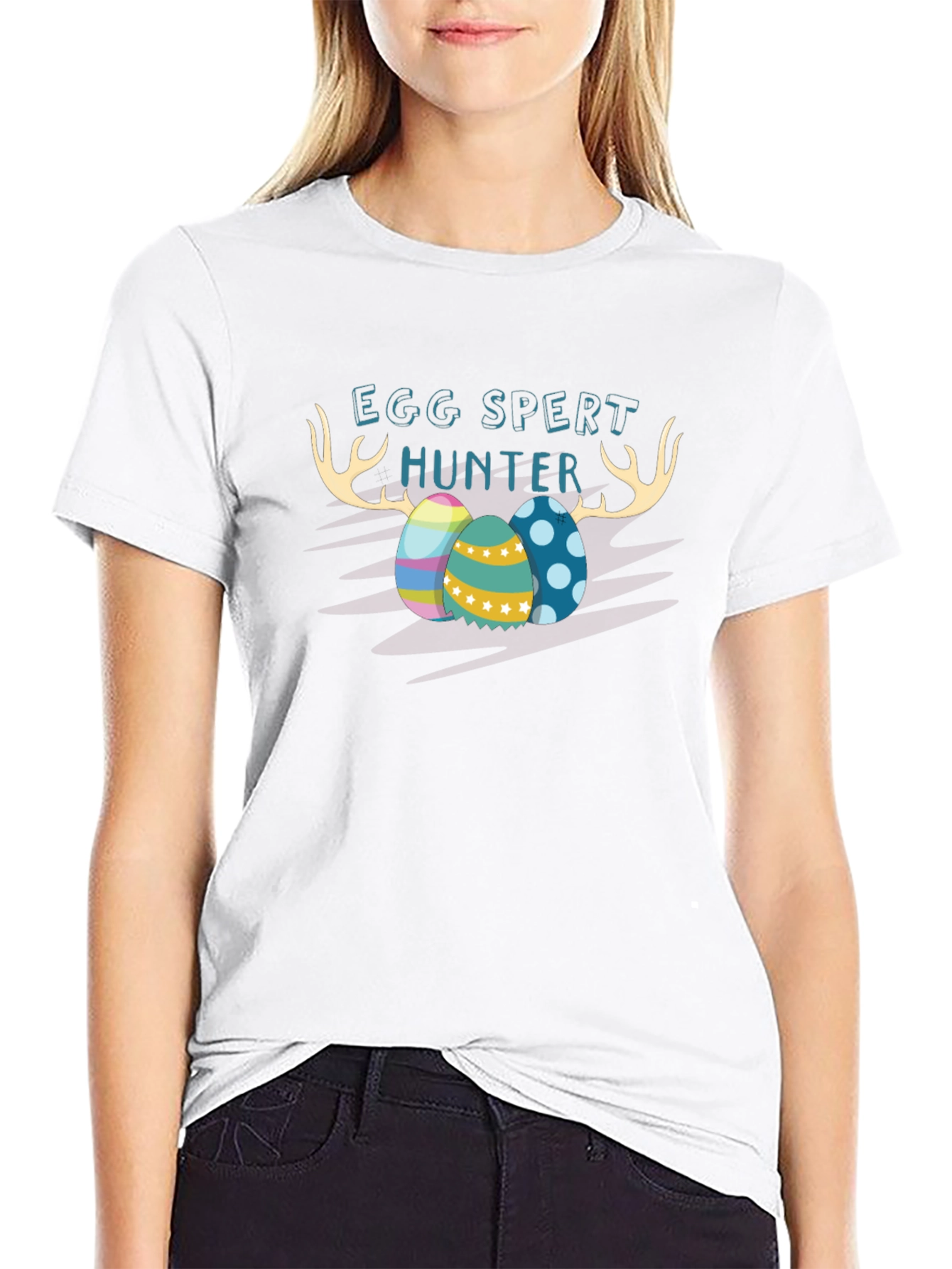 Egg-Spert Hunter Easter T-Shirt