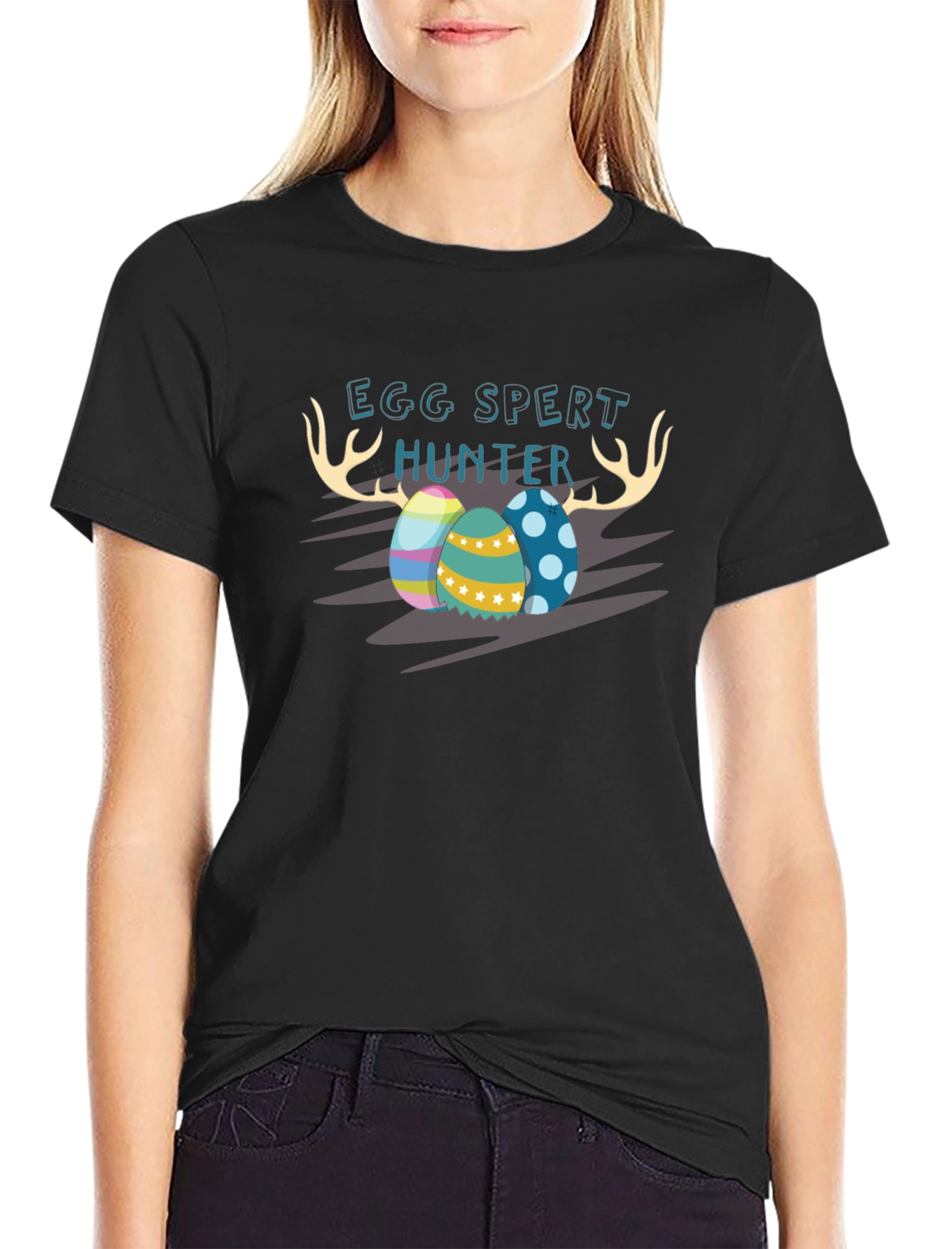 Egg-Spert Hunter Easter T-Shirt