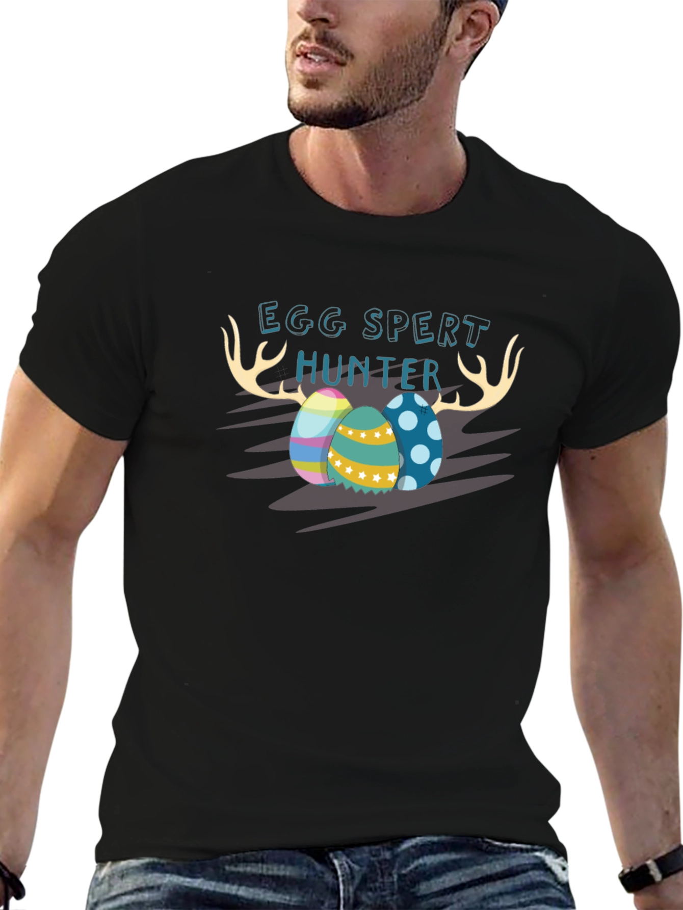 Egg-Spert Hunter Easter T-Shirt