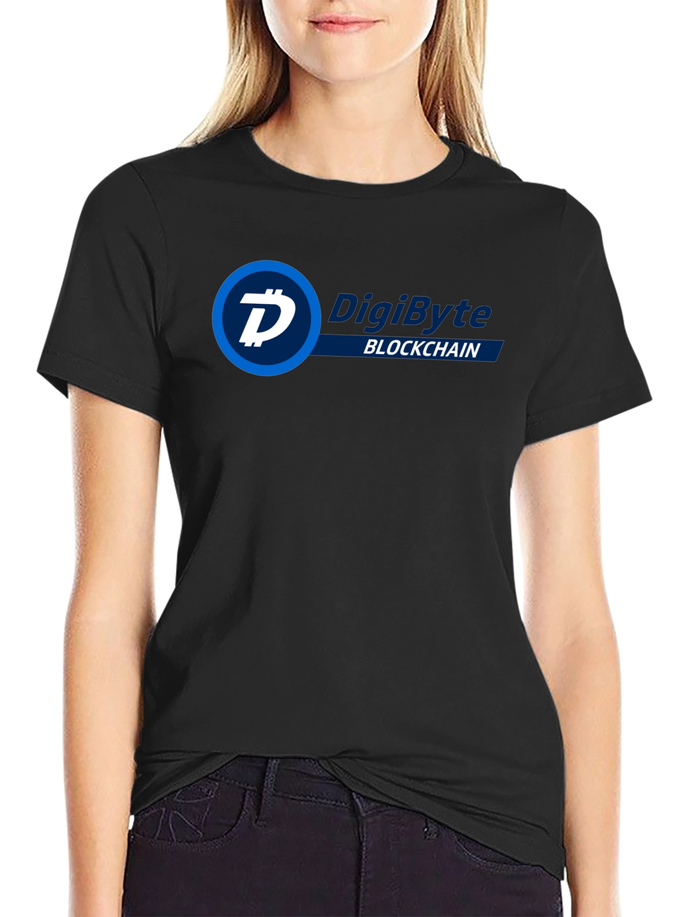 DigiByte Blockchain Graphic T-Shirt - Crypto Tee
