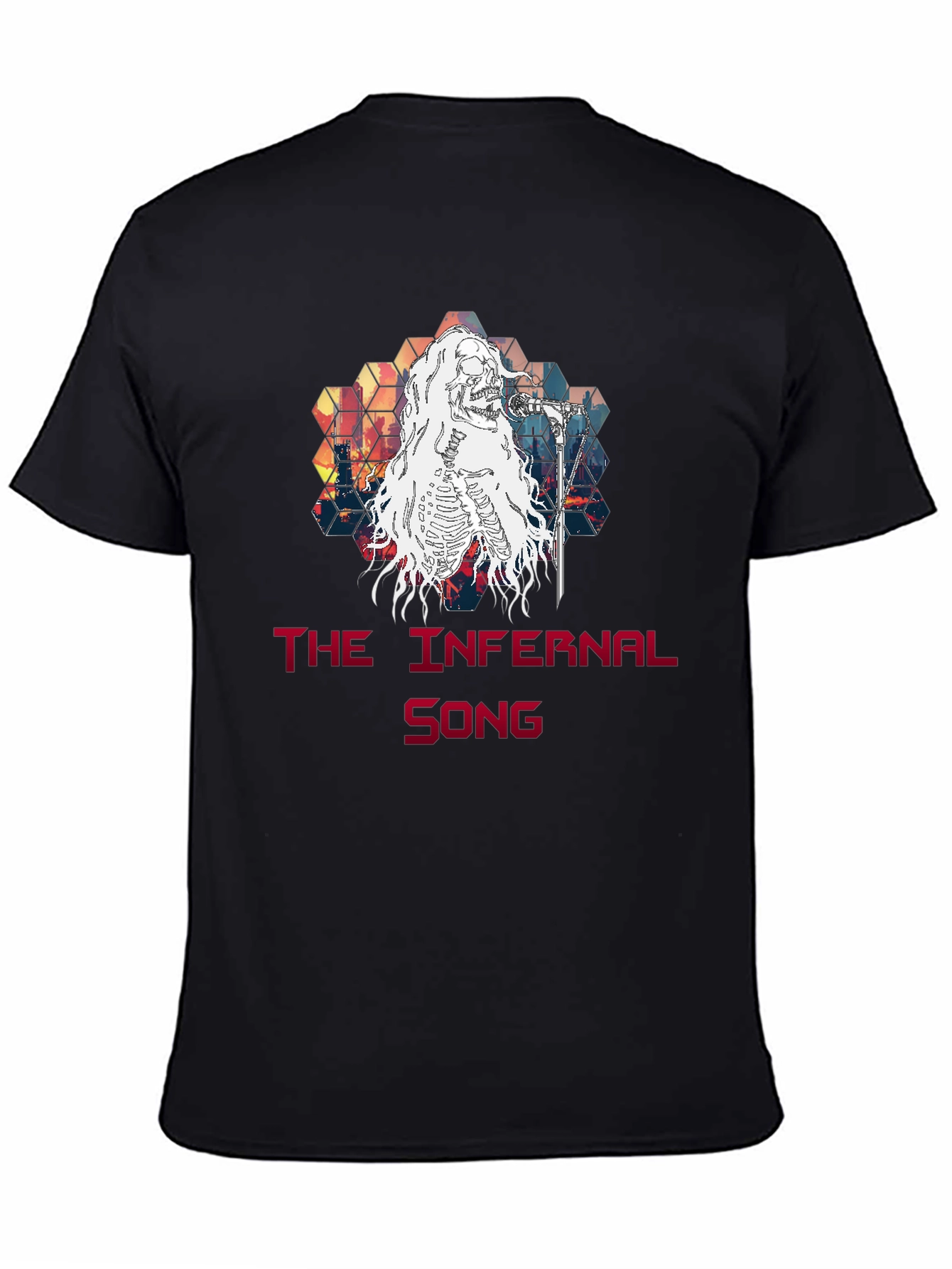The Infernal Song Skeleton Graphic T-Shirt