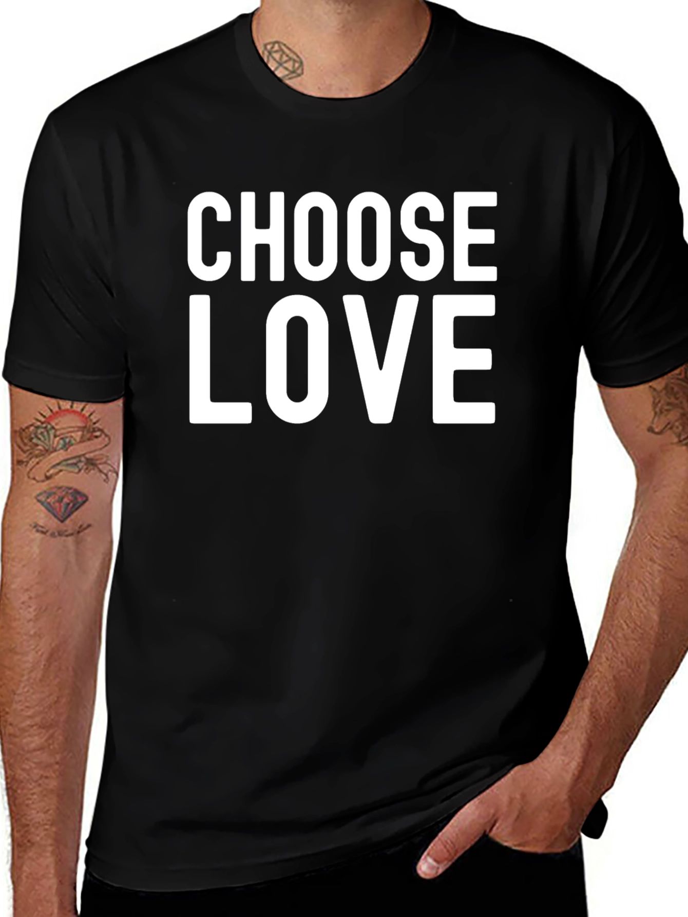Choose Love Graphic Tee - Stylish Unisex T-Shirt