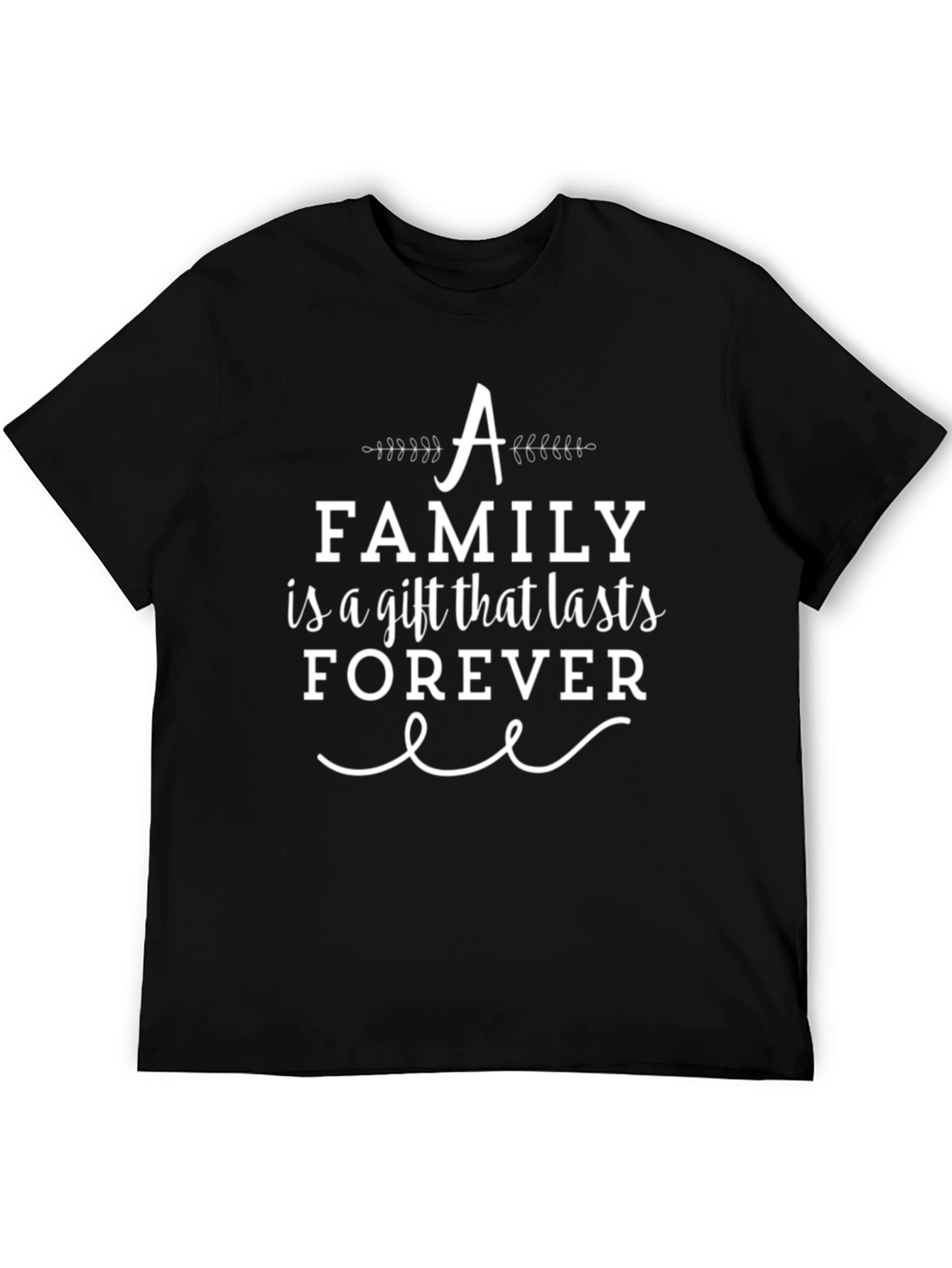 Family is Forever Graphic Tee - Black