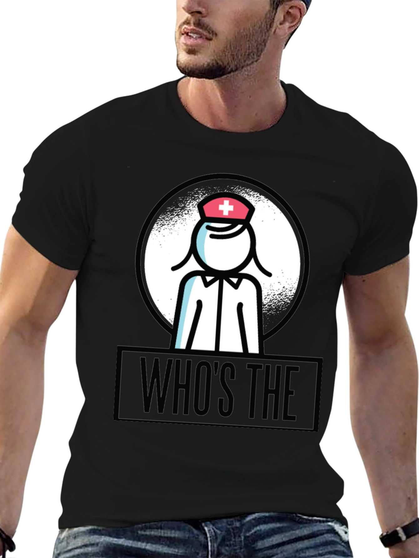 Whos The Nurse T-Shirt -  Fun Healthcare Apparel
