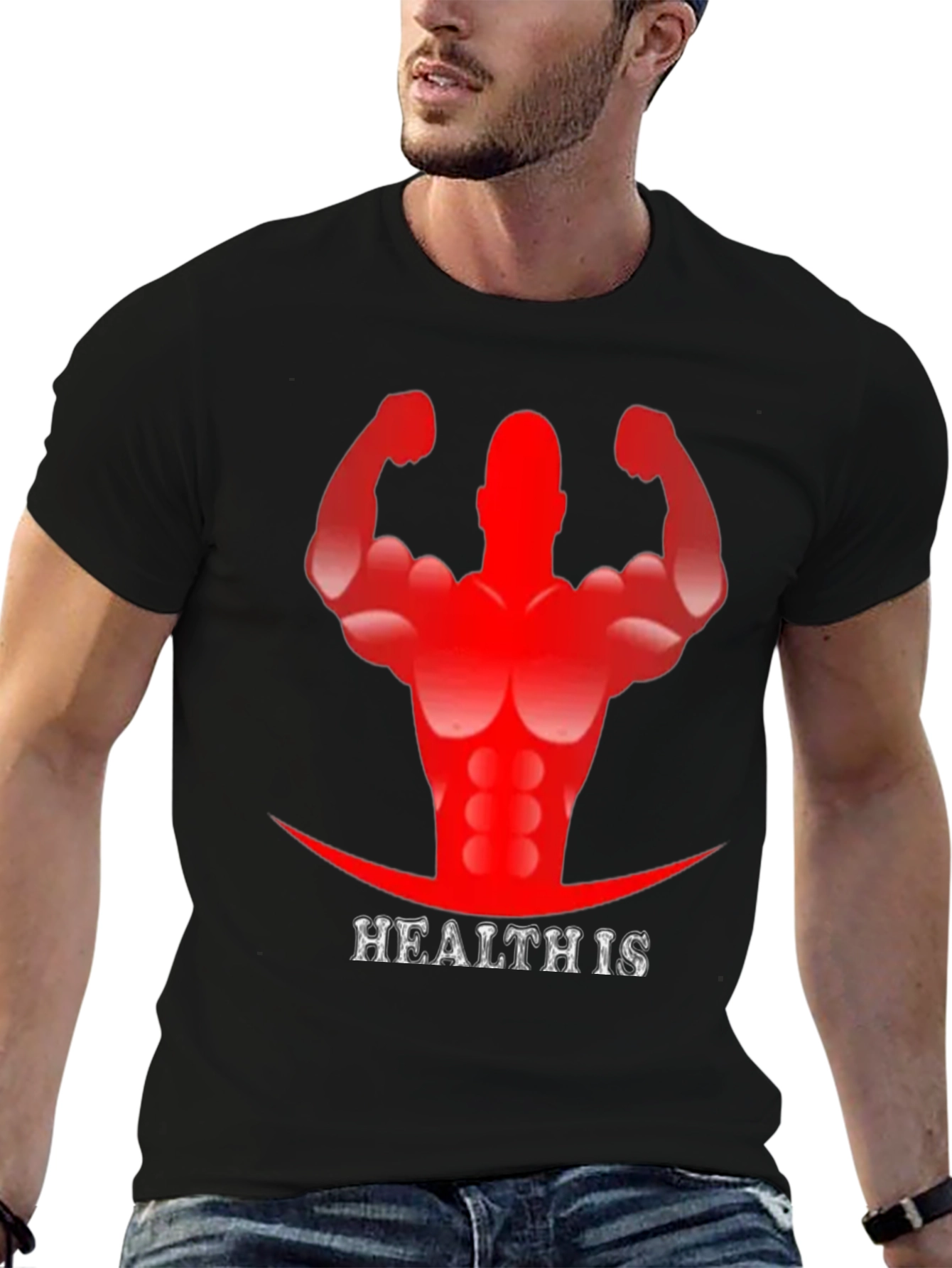 Health Is T-Shirt - Fitness Gym Tee