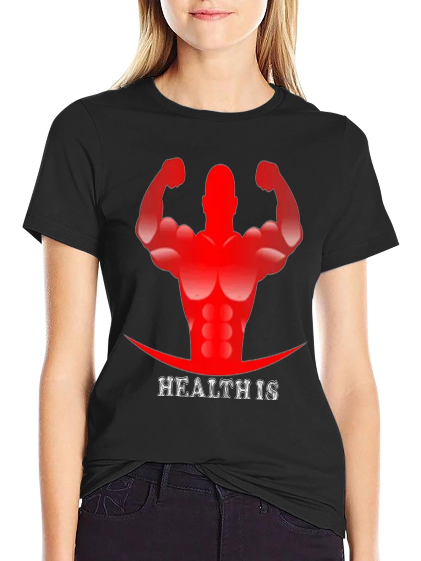Health Is T-Shirt - Fitness Gym Tee