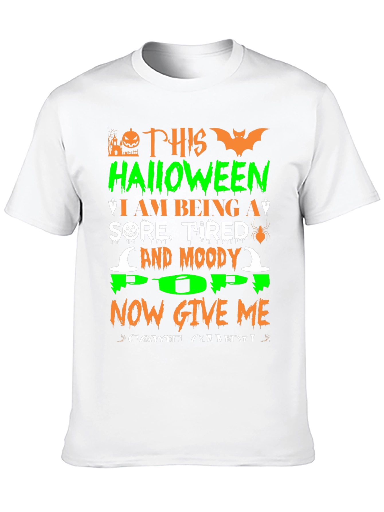 Halloween Sore Tired Moody Pop T-Shirt