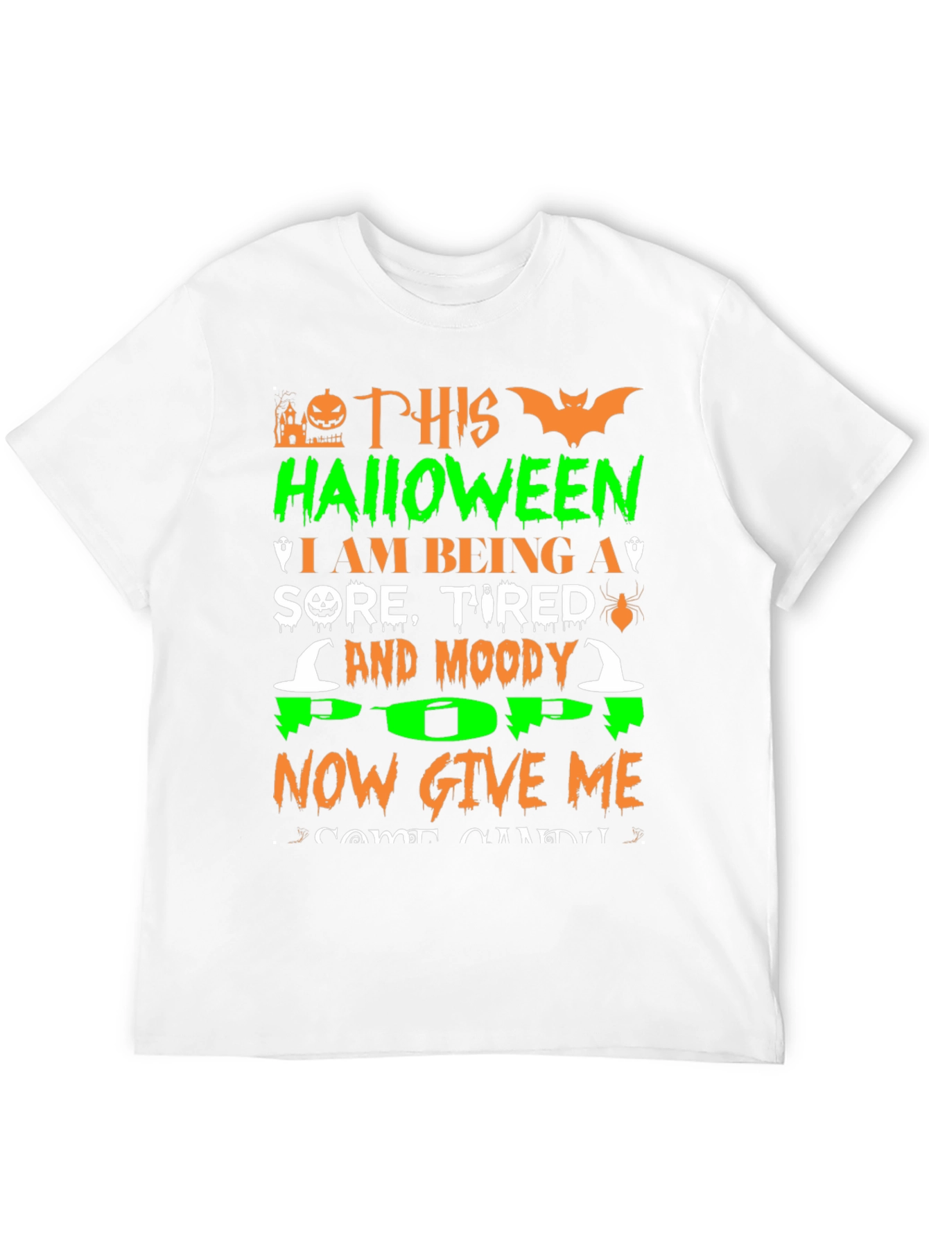 Halloween Sore Tired Moody Pop T-Shirt