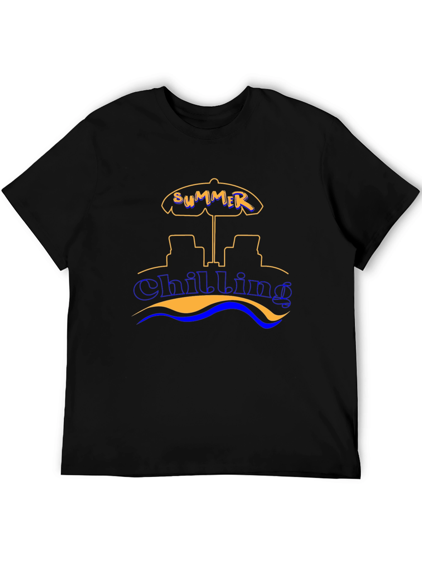 Summer Chilling Graphic Tee - Beach Vibes