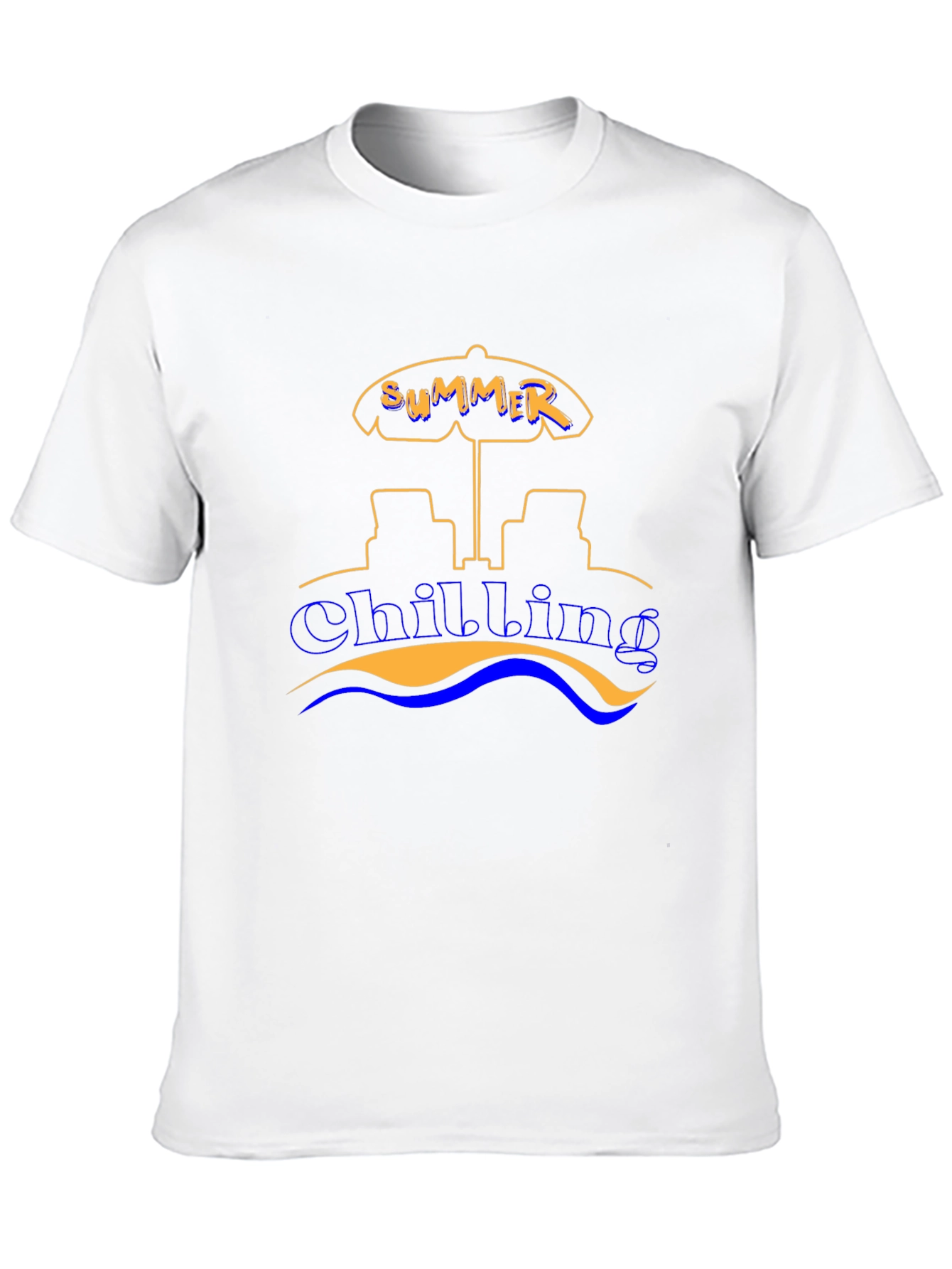 Summer Chilling Graphic Tee - Beach Vibes