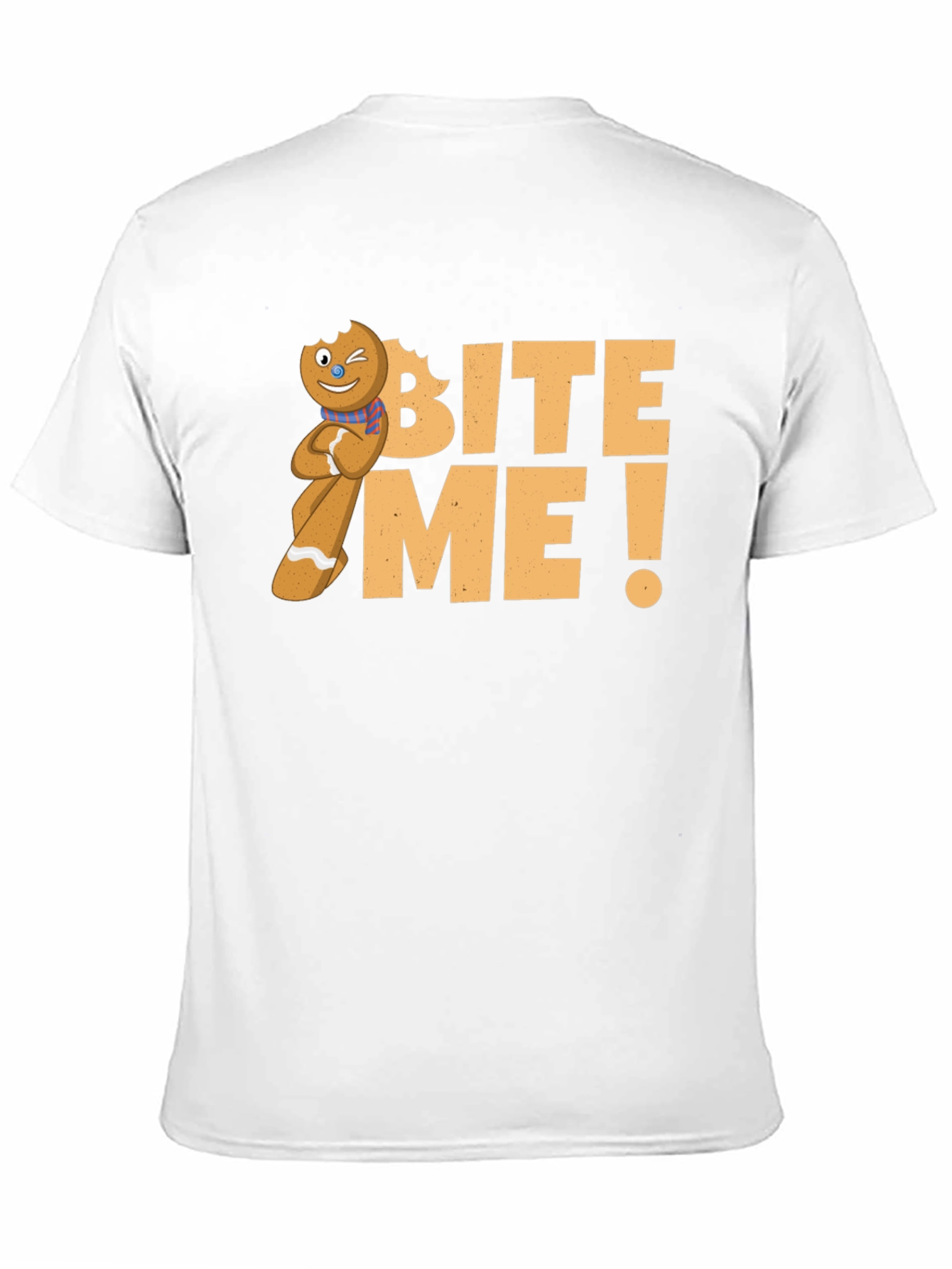 Bite Me! Gingerbread Man Graphic T-Shirt