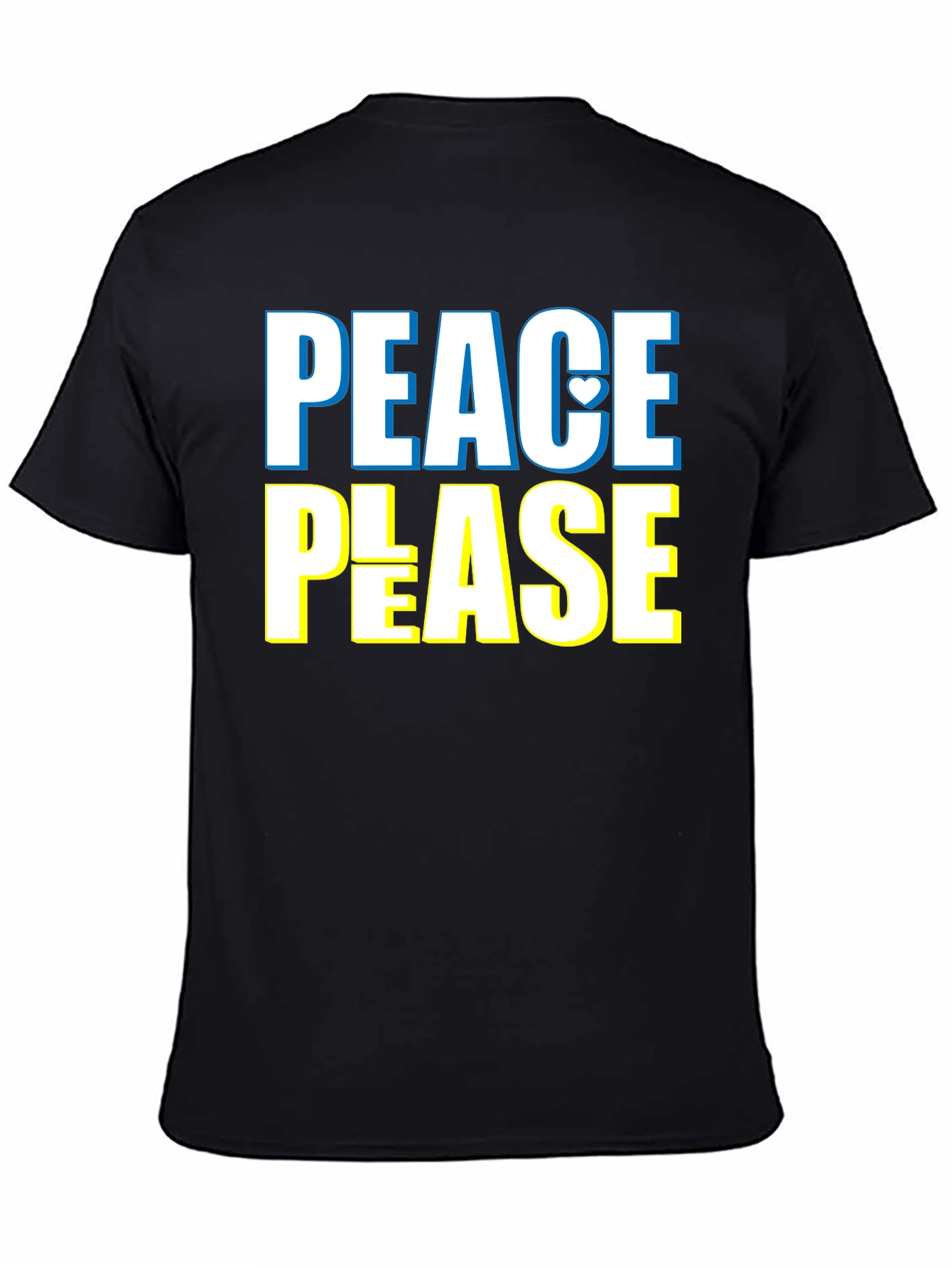 Peace Please Graphic Tee - Stand for Ukraine
