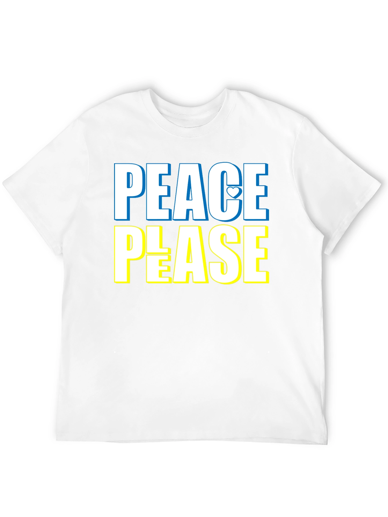 Peace Please Graphic Tee - Stand for Ukraine