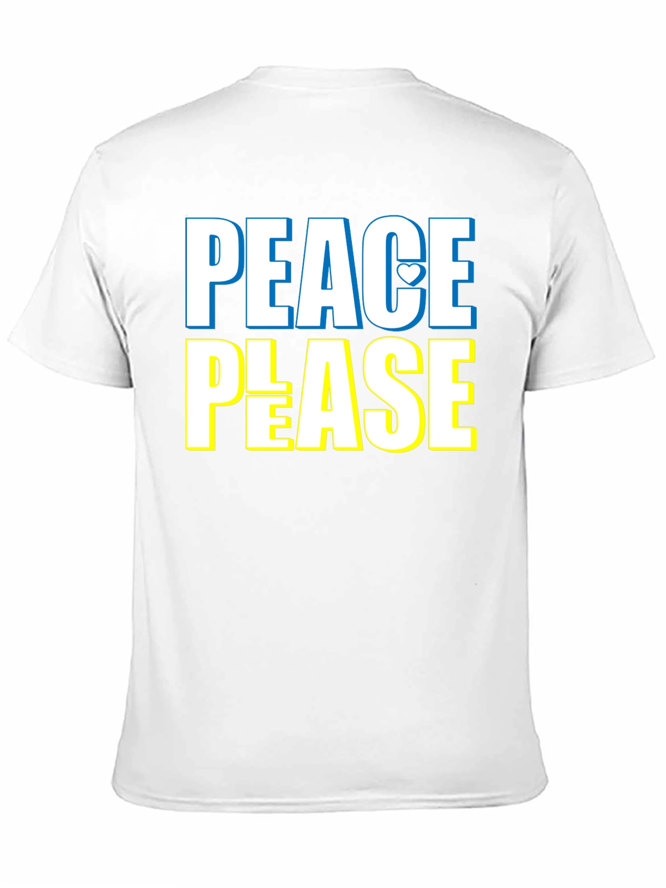 Peace Please Graphic Tee - Stand for Ukraine