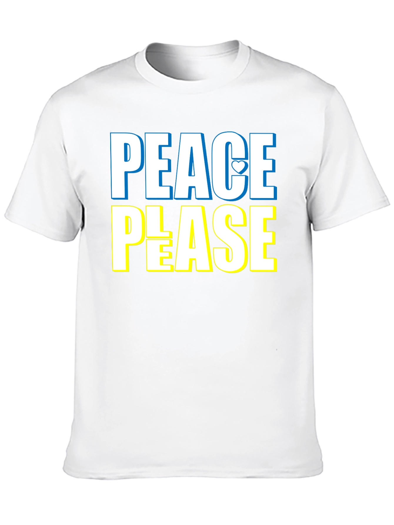Peace Please Graphic Tee - Stand for Ukraine