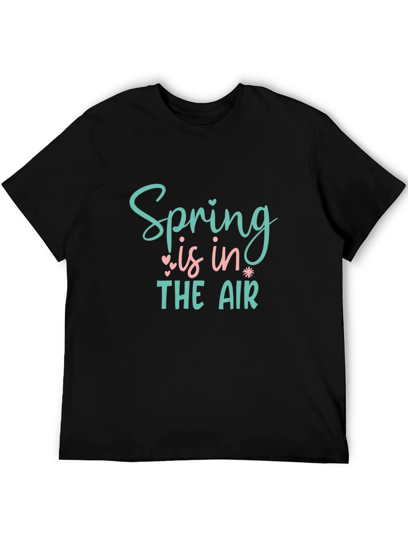 Spring is in the Air Graphic Tee - Black