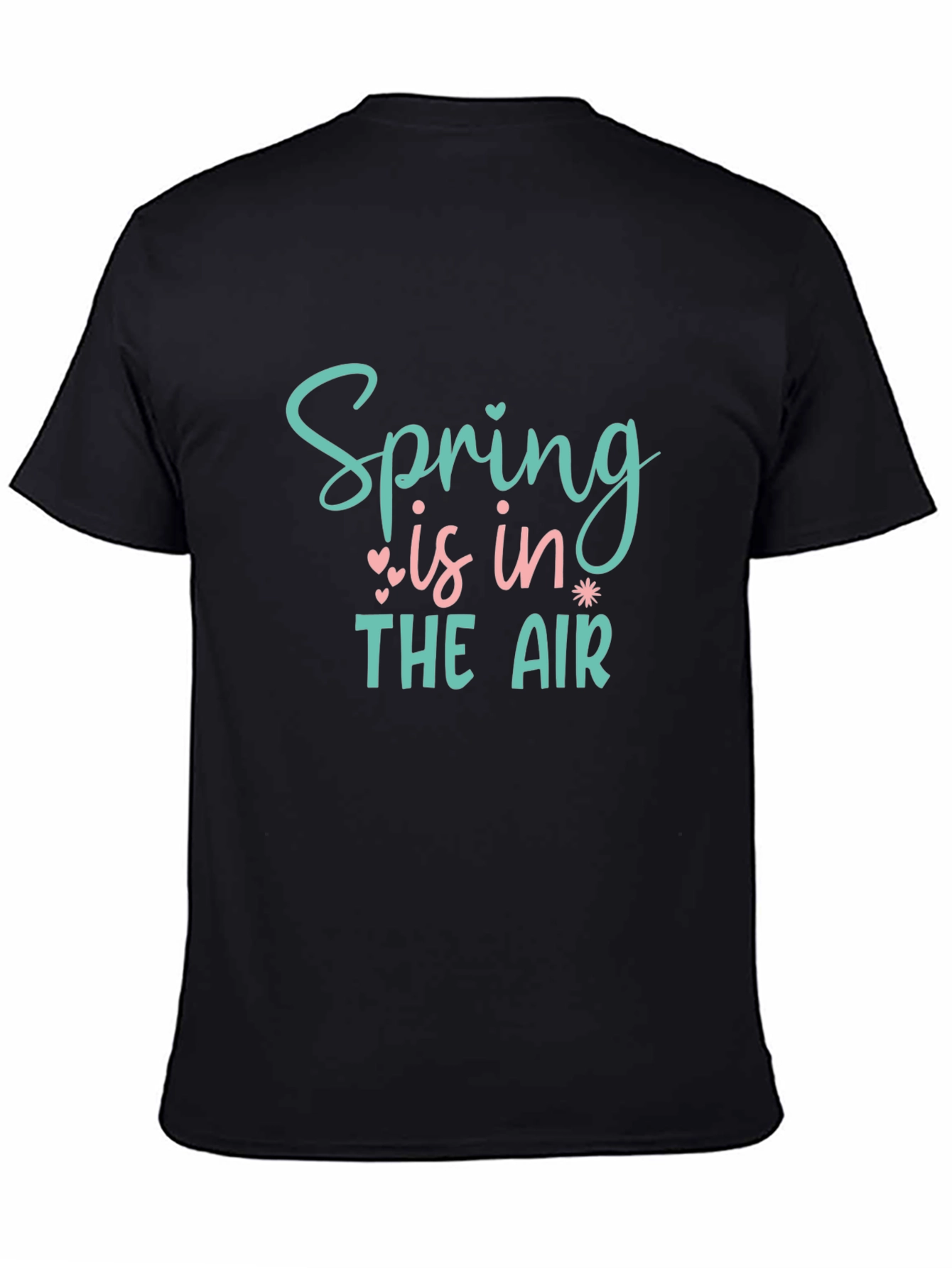 Spring is in the Air Graphic Tee - Black