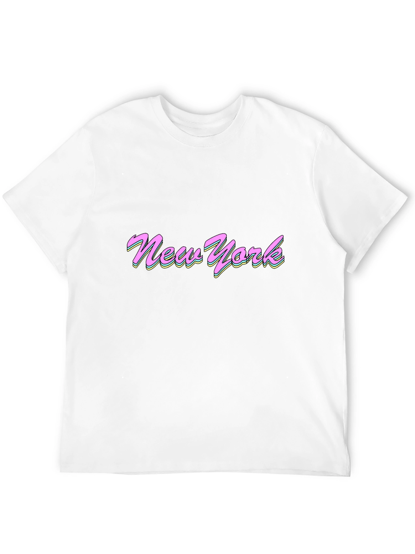 Retro New York Graphic Tee - Black