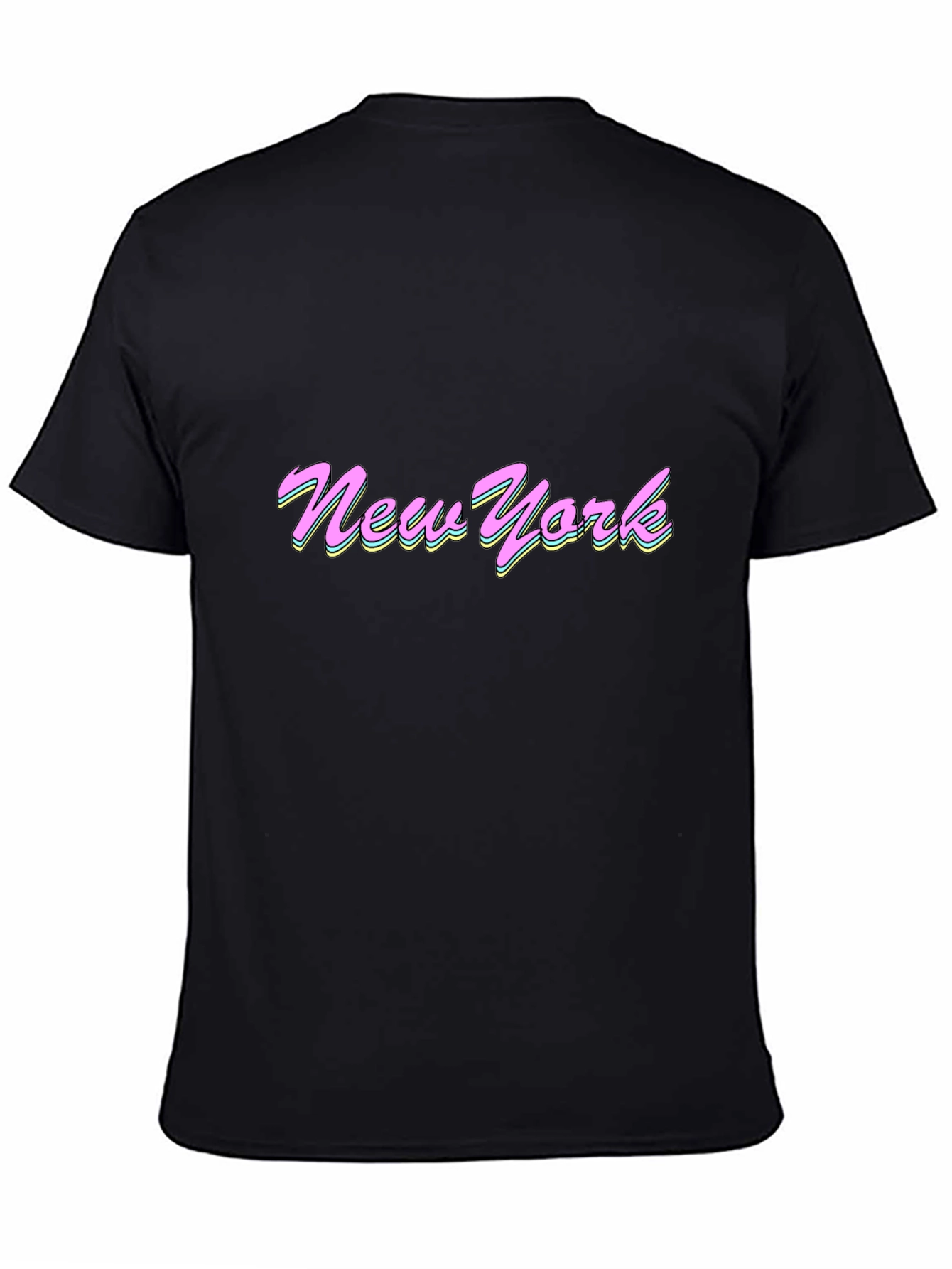 Retro New York Graphic Tee - Black
