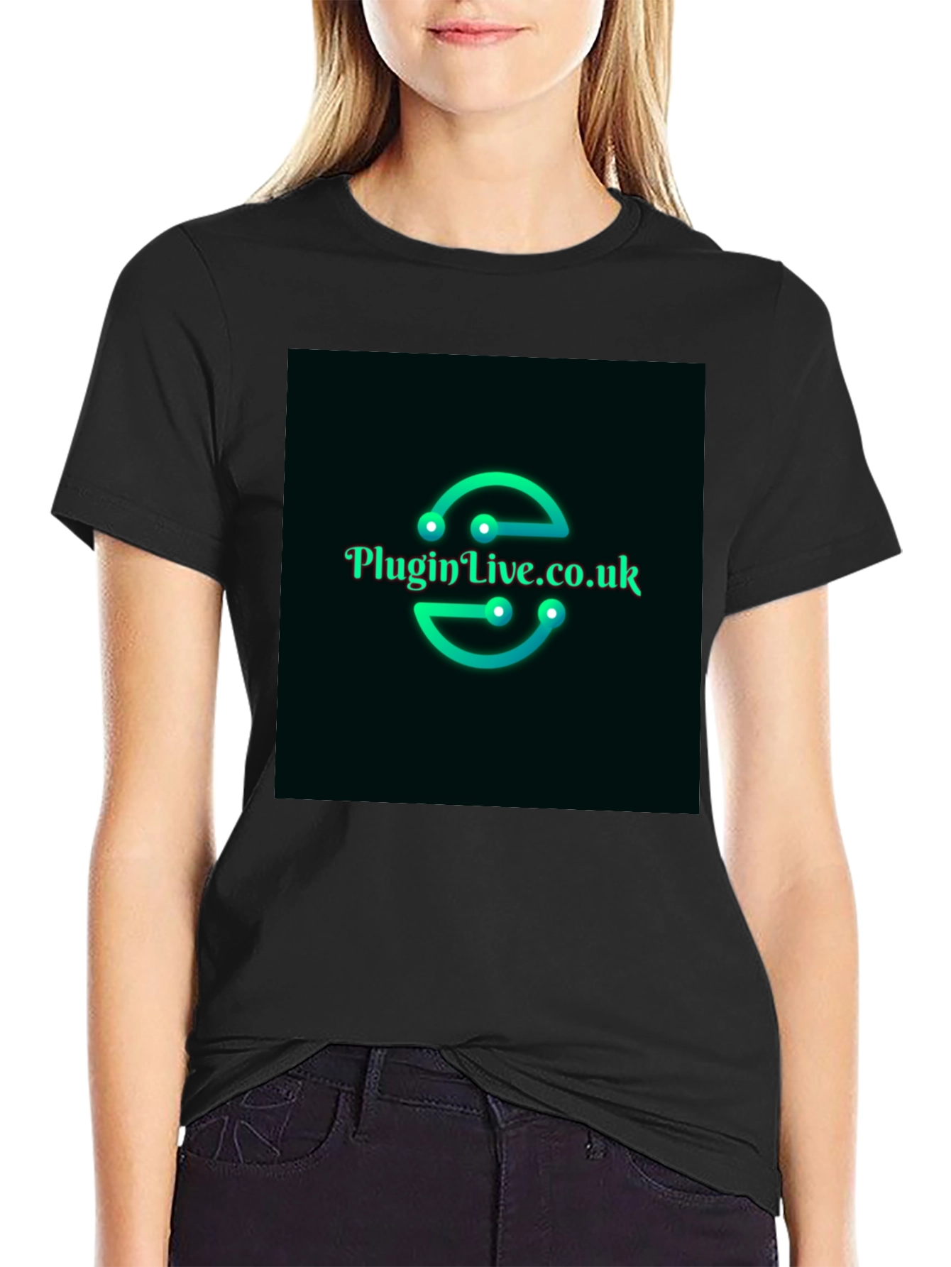 Plugin Live Black Graphic Tee