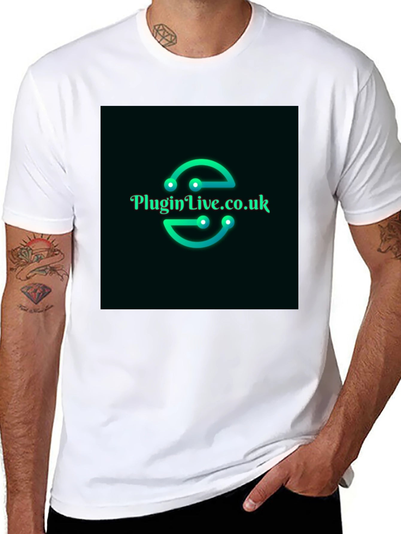Plugin Live Black Graphic Tee
