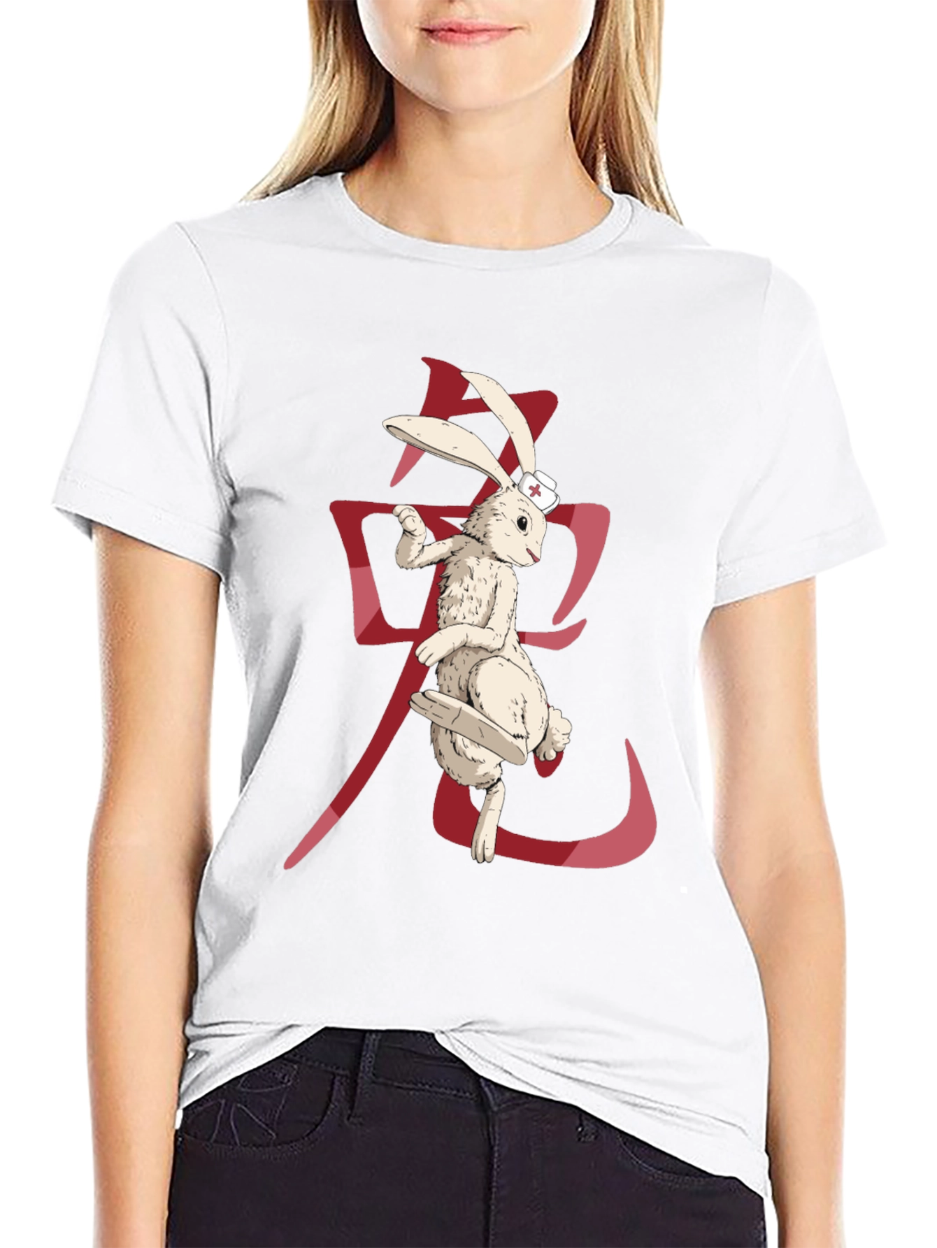 Rabbit Nurse Graphic Tee