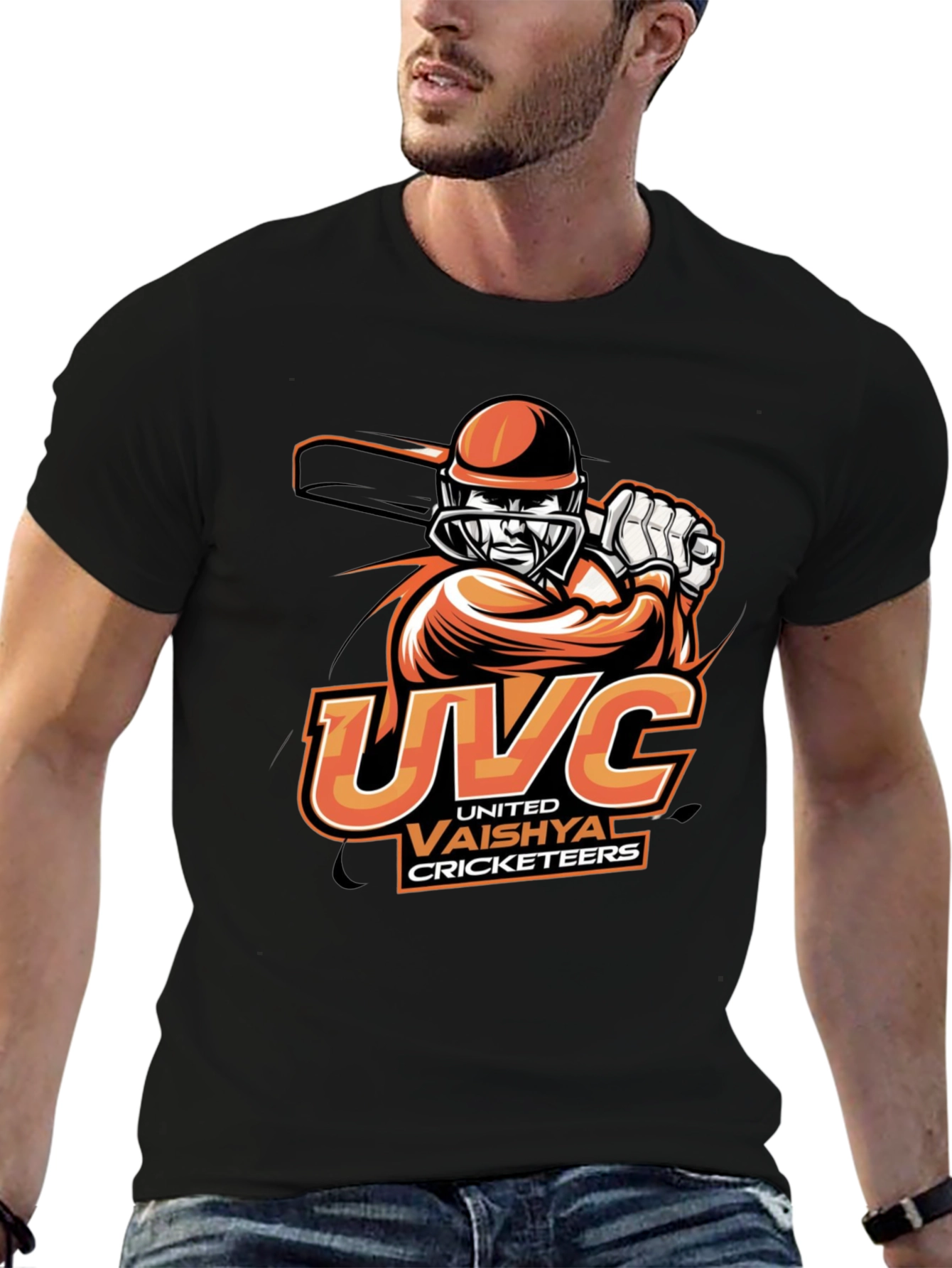 UVC United Vaishya Cricketers Graphic T-Shirt