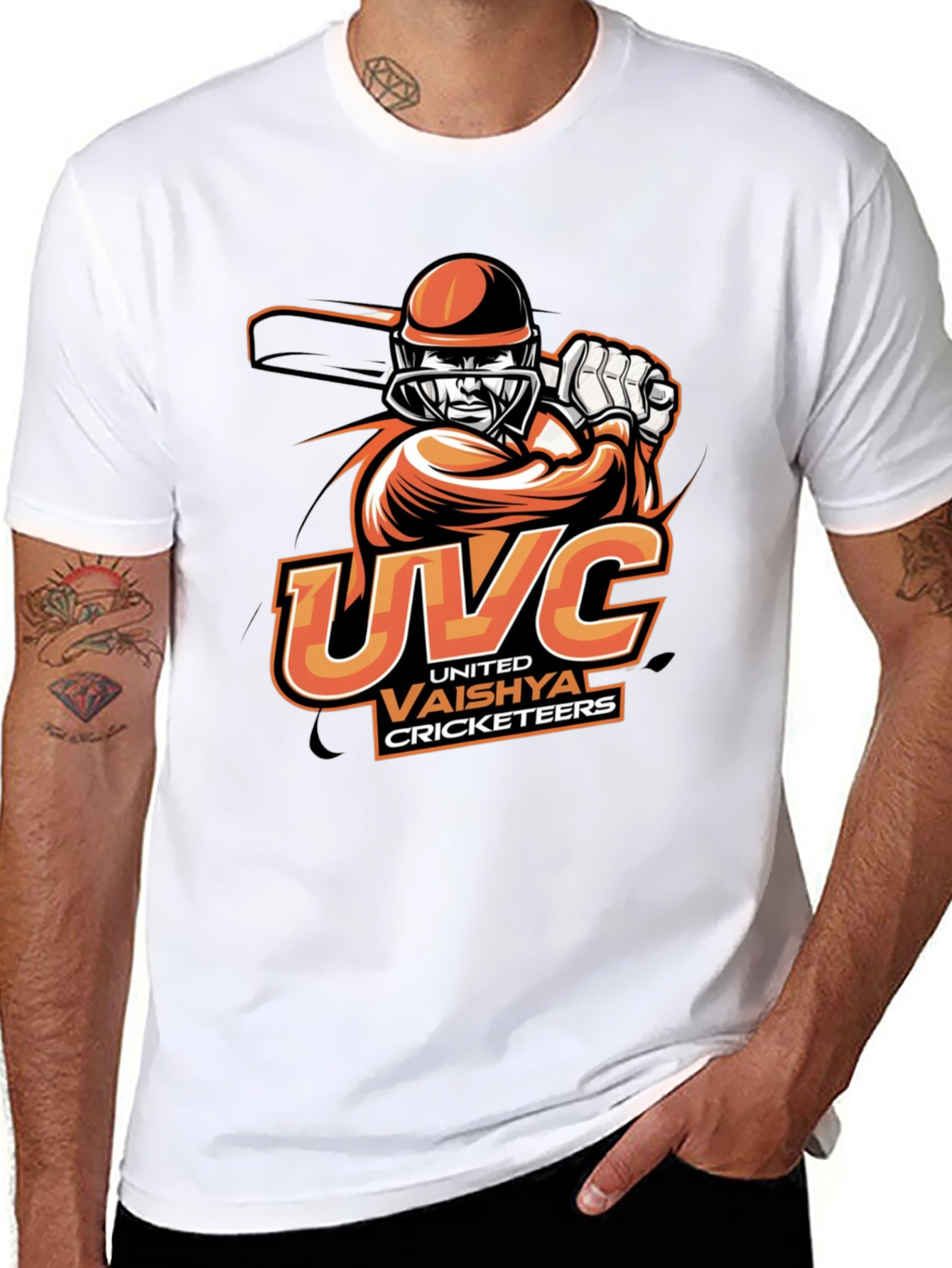 UVC United Vaishya Cricketers Graphic T-Shirt
