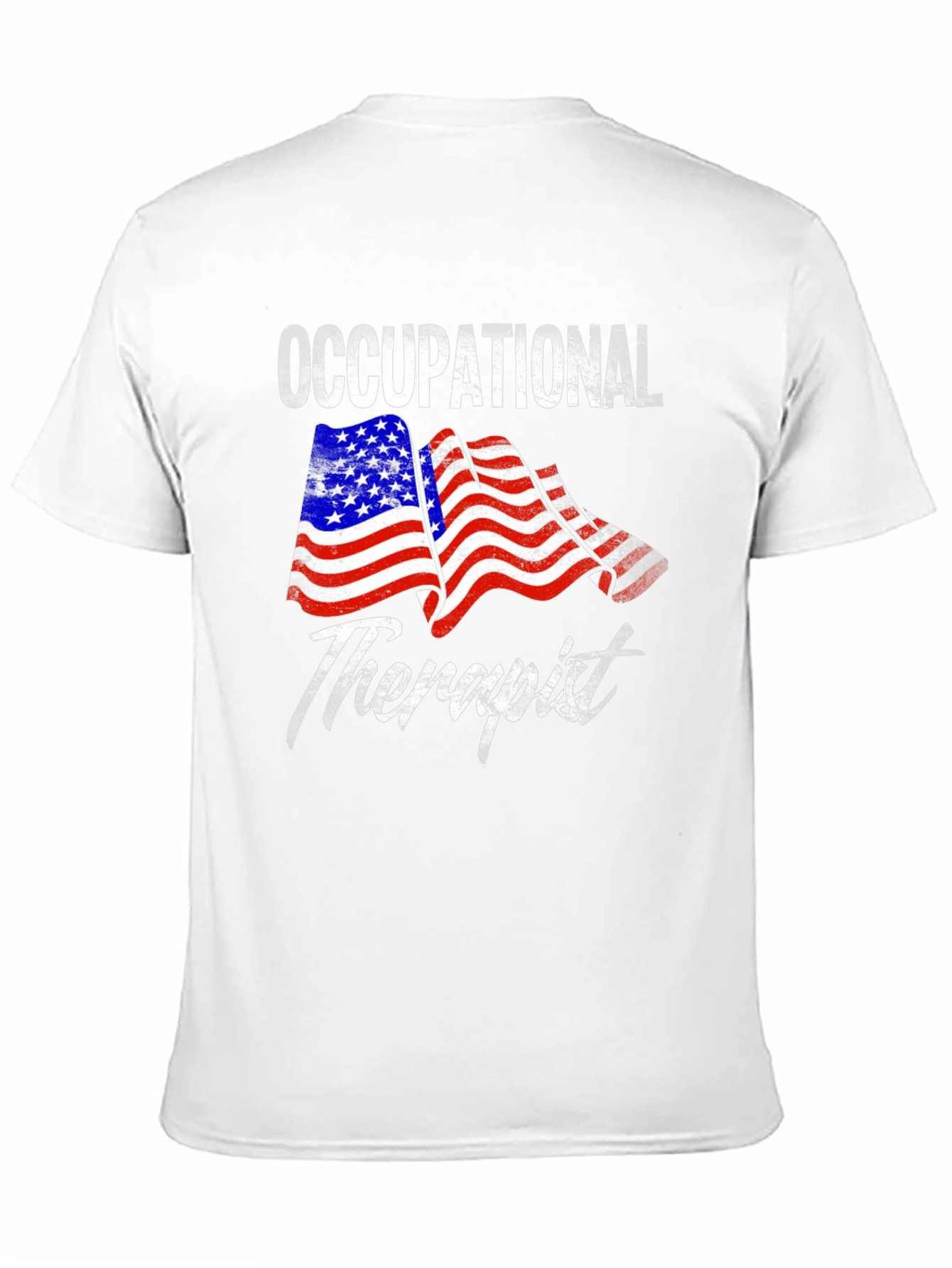 Occupational Therapist USA Flag T-Shirt
