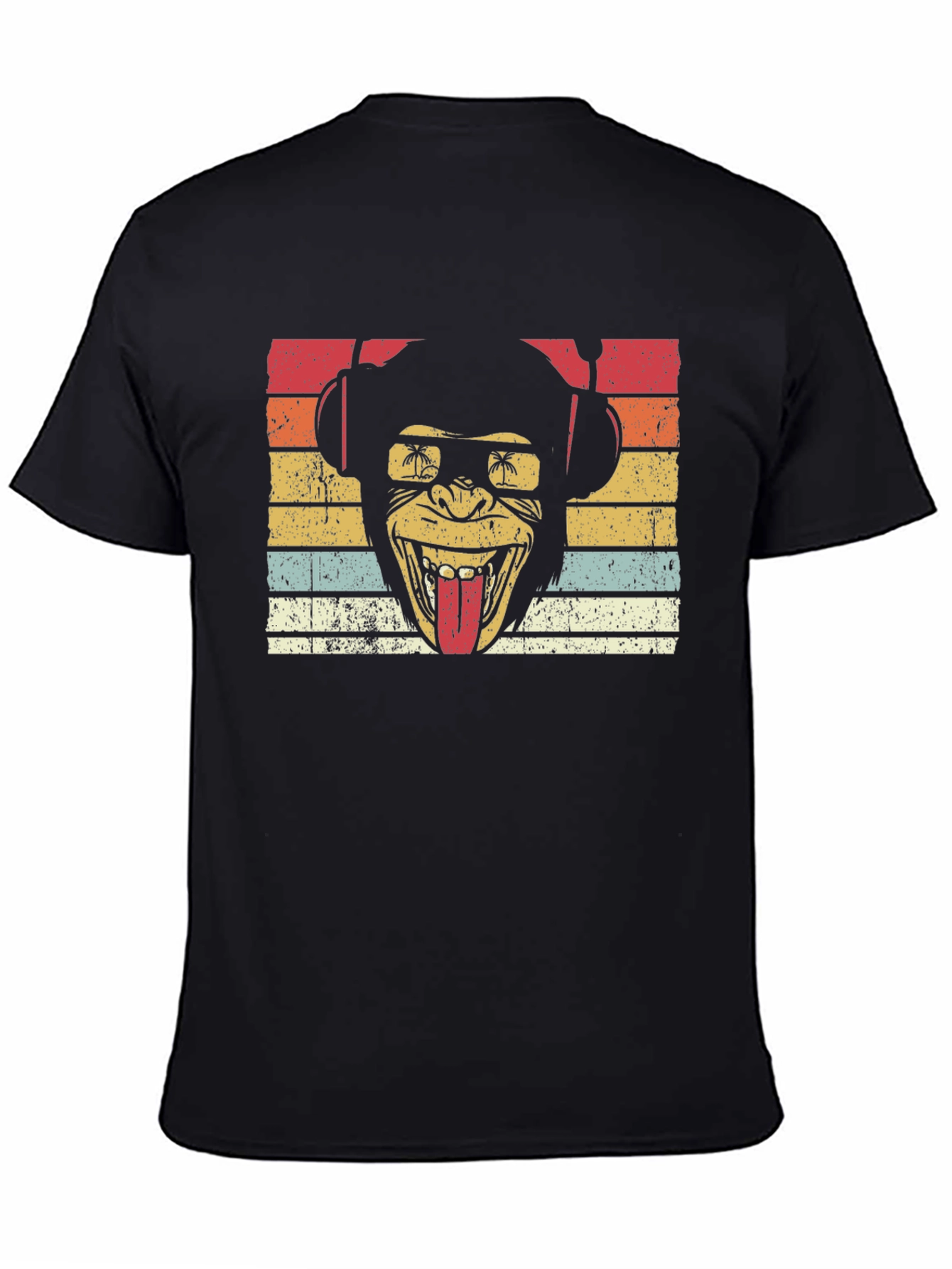 Retro Monkey DJ T-Shirt