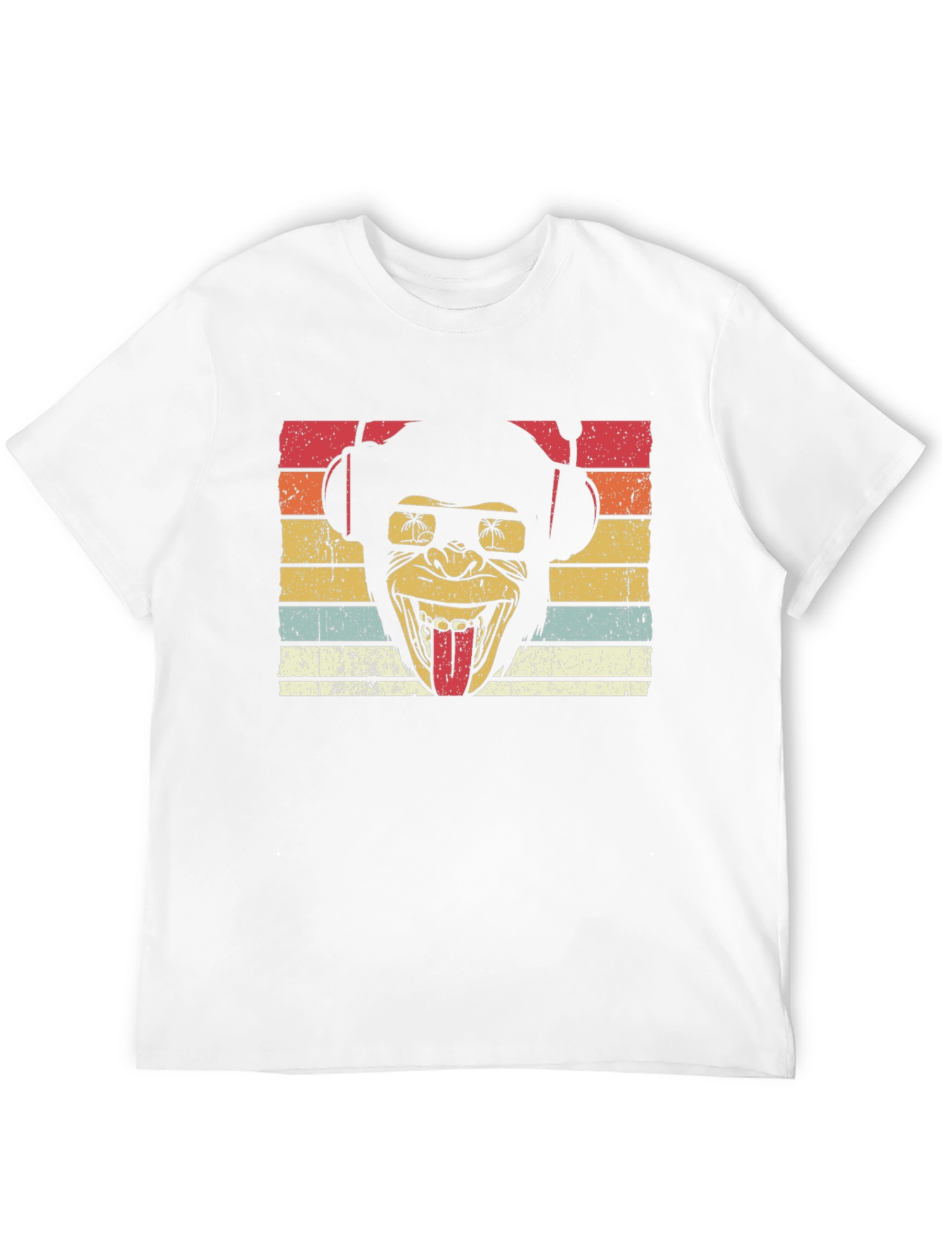 Retro Monkey DJ T-Shirt