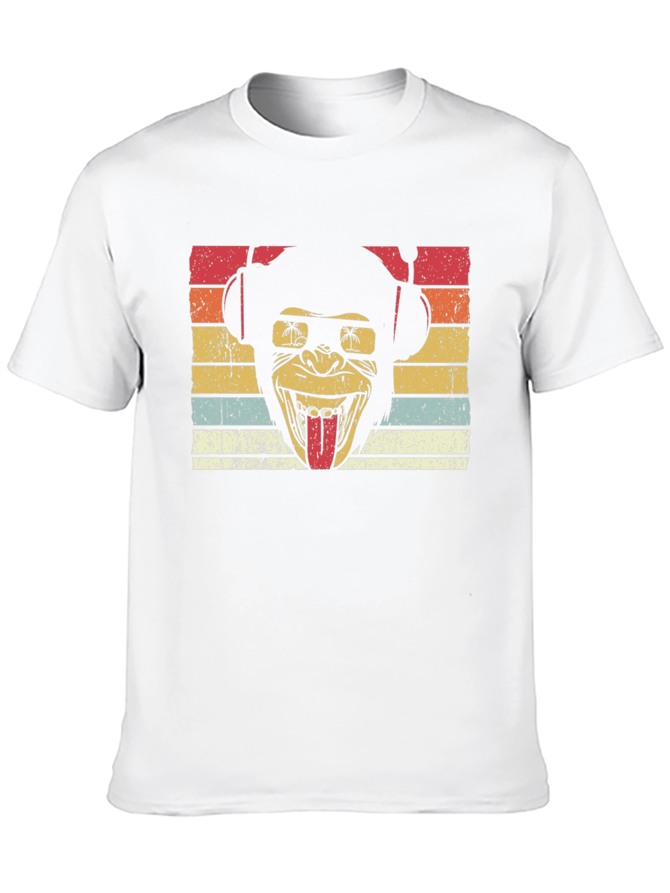 Retro Monkey DJ T-Shirt