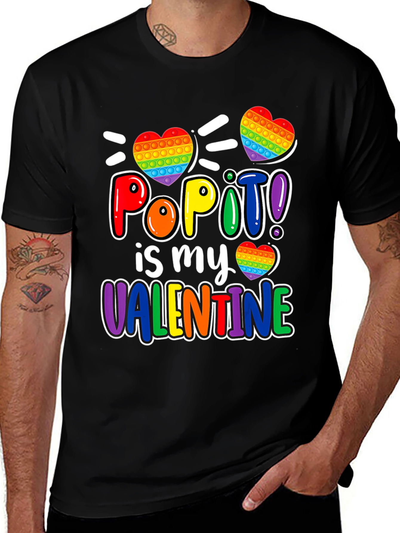 Pop It Valentines Day T-Shirt