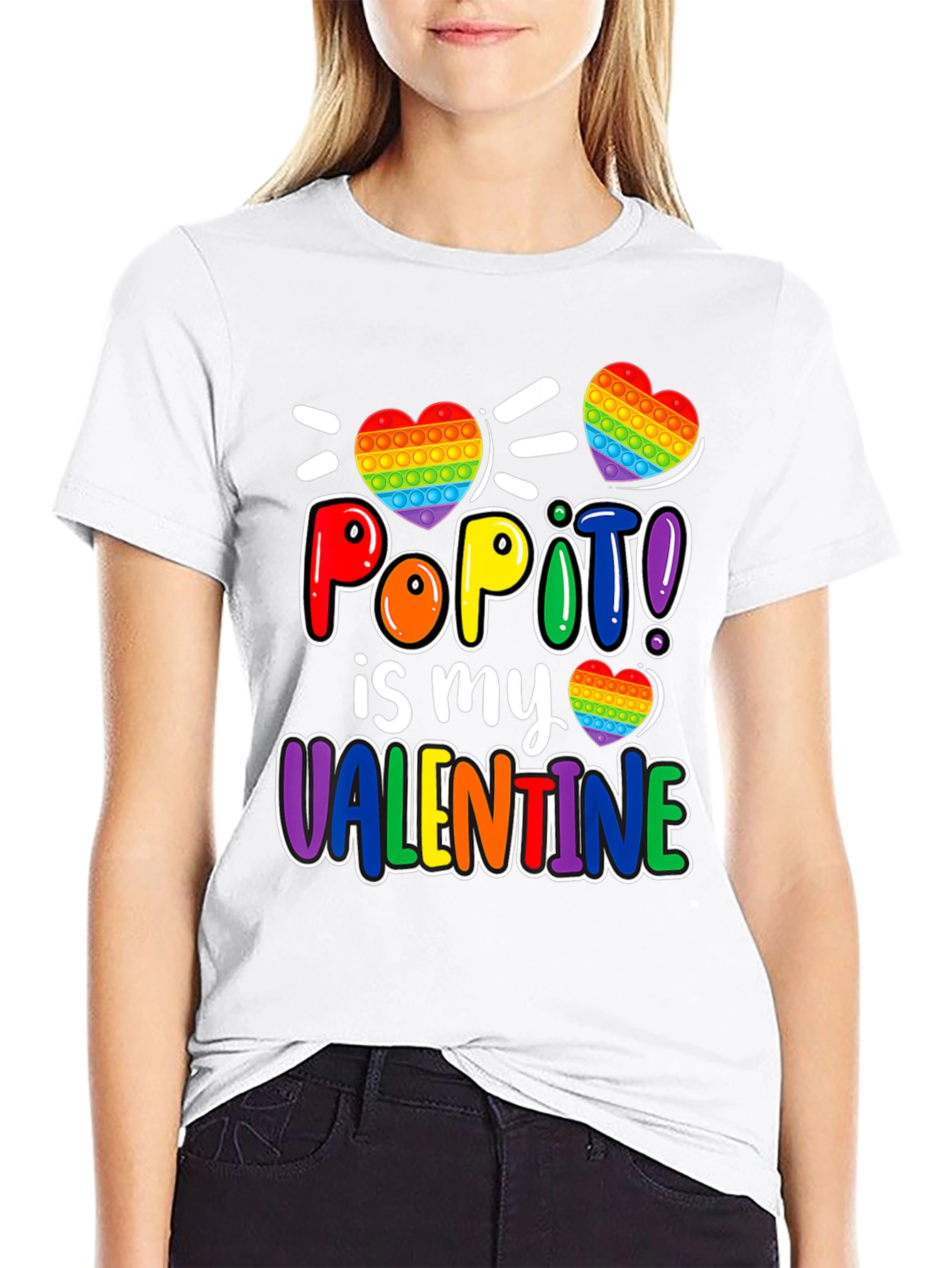 Pop It Valentines Day T-Shirt