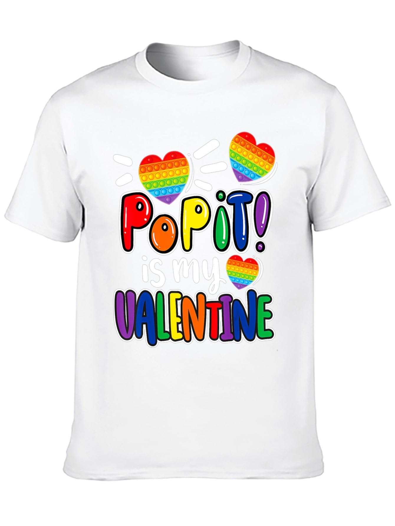 Pop It Valentines Day T-Shirt