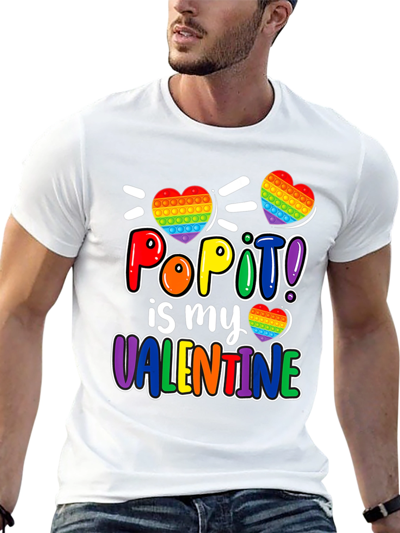 Pop It Valentines Day T-Shirt