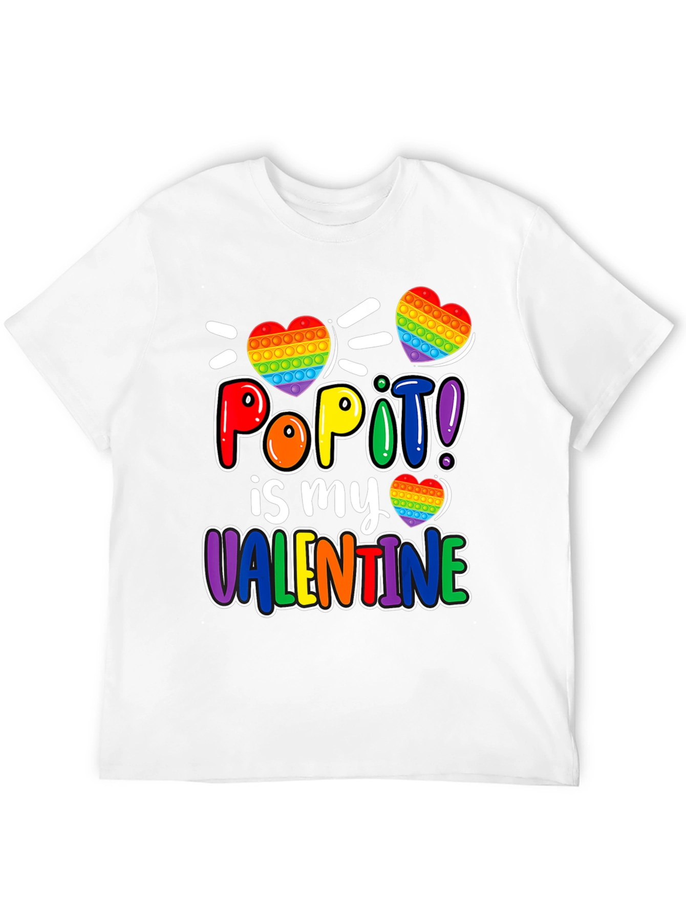Pop It Valentines Day T-Shirt