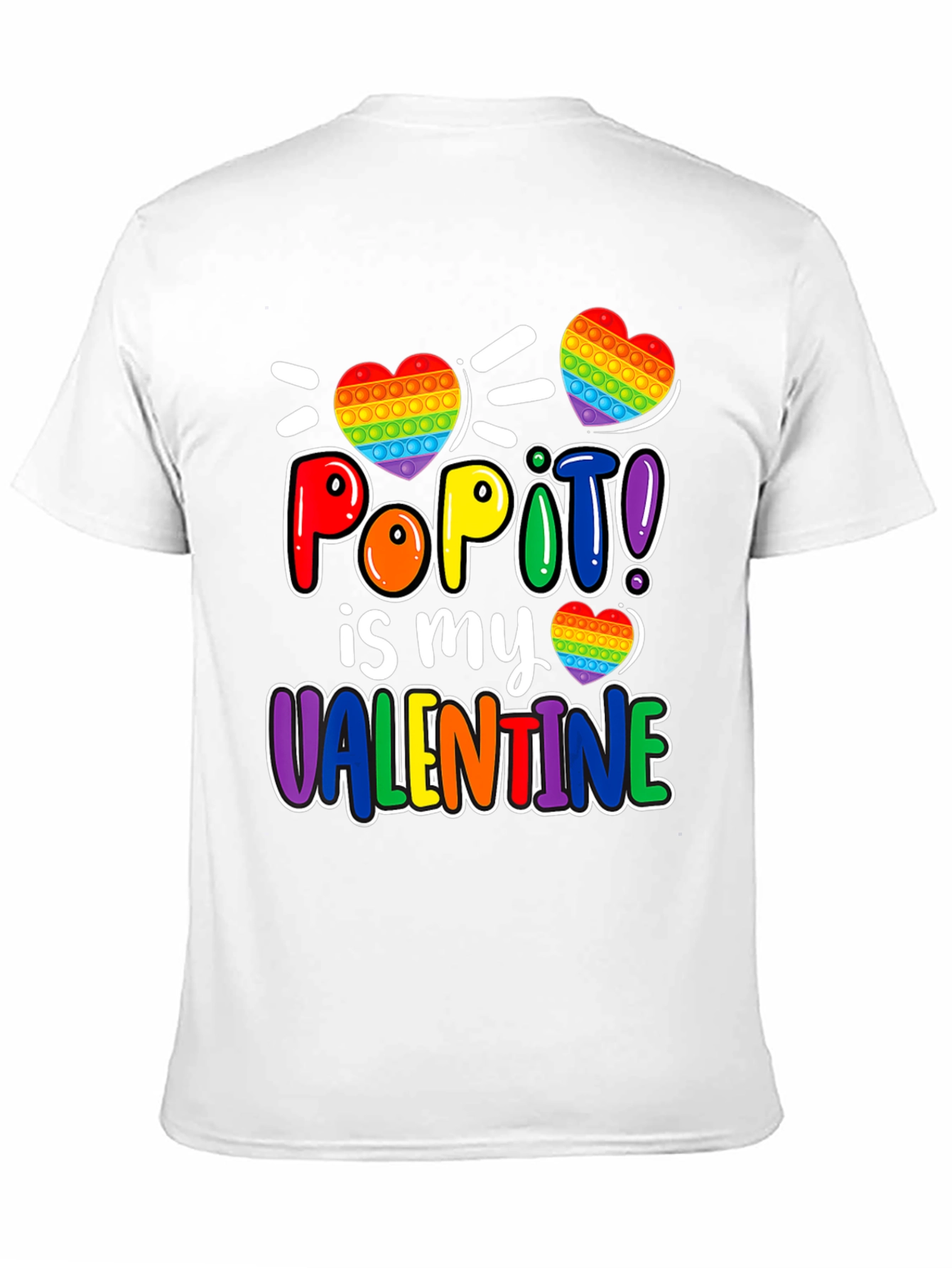 Pop It Valentines Day T-Shirt