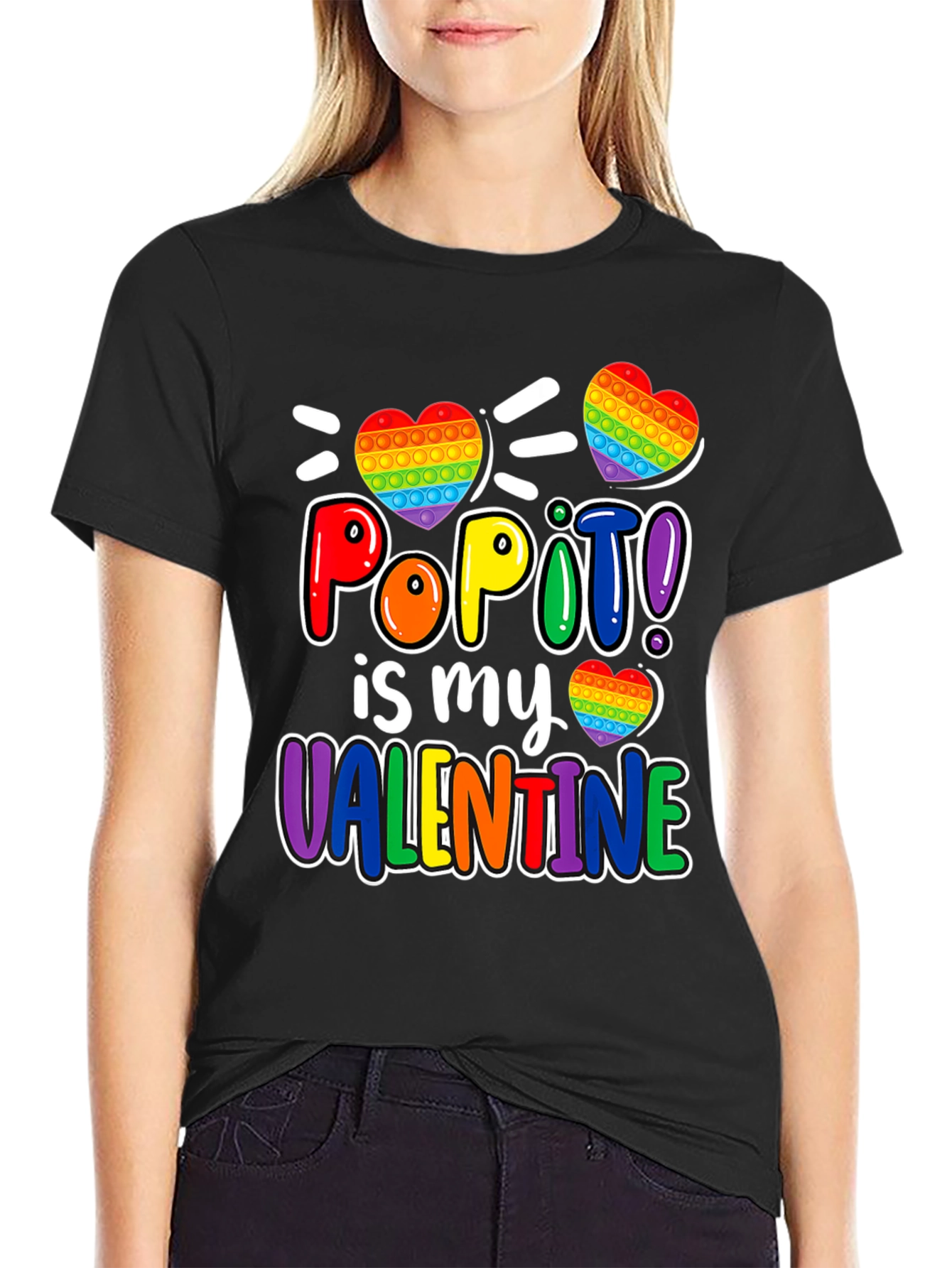 Pop It Valentines Day T-Shirt