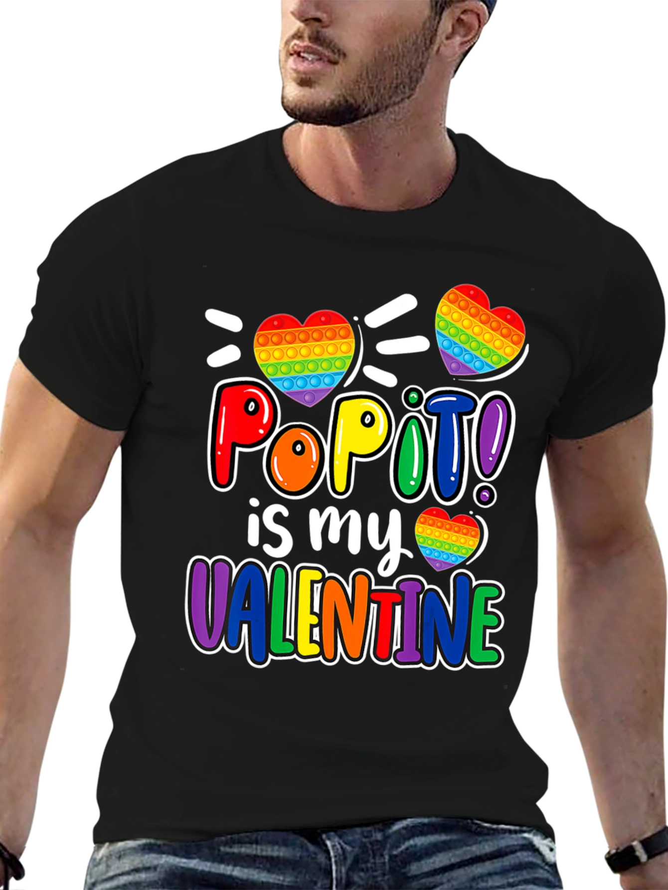 Pop It Valentines Day T-Shirt